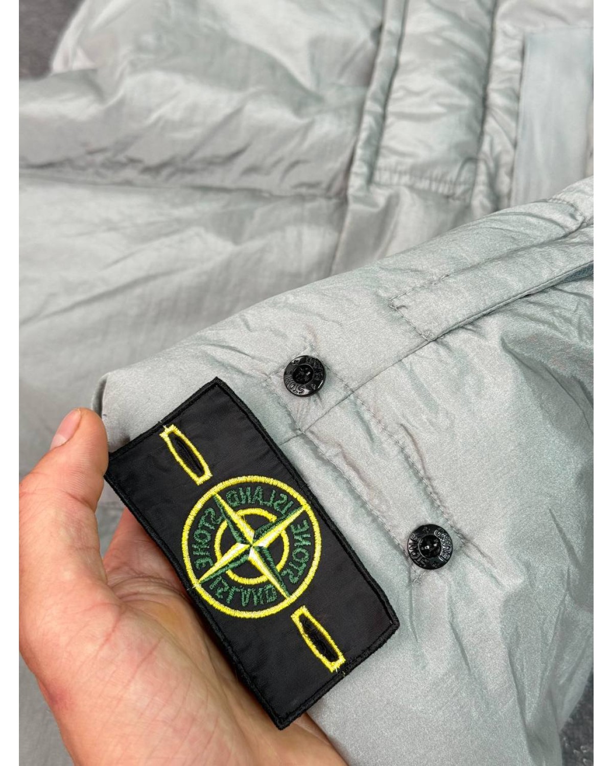 Жилет Stone Island срібний