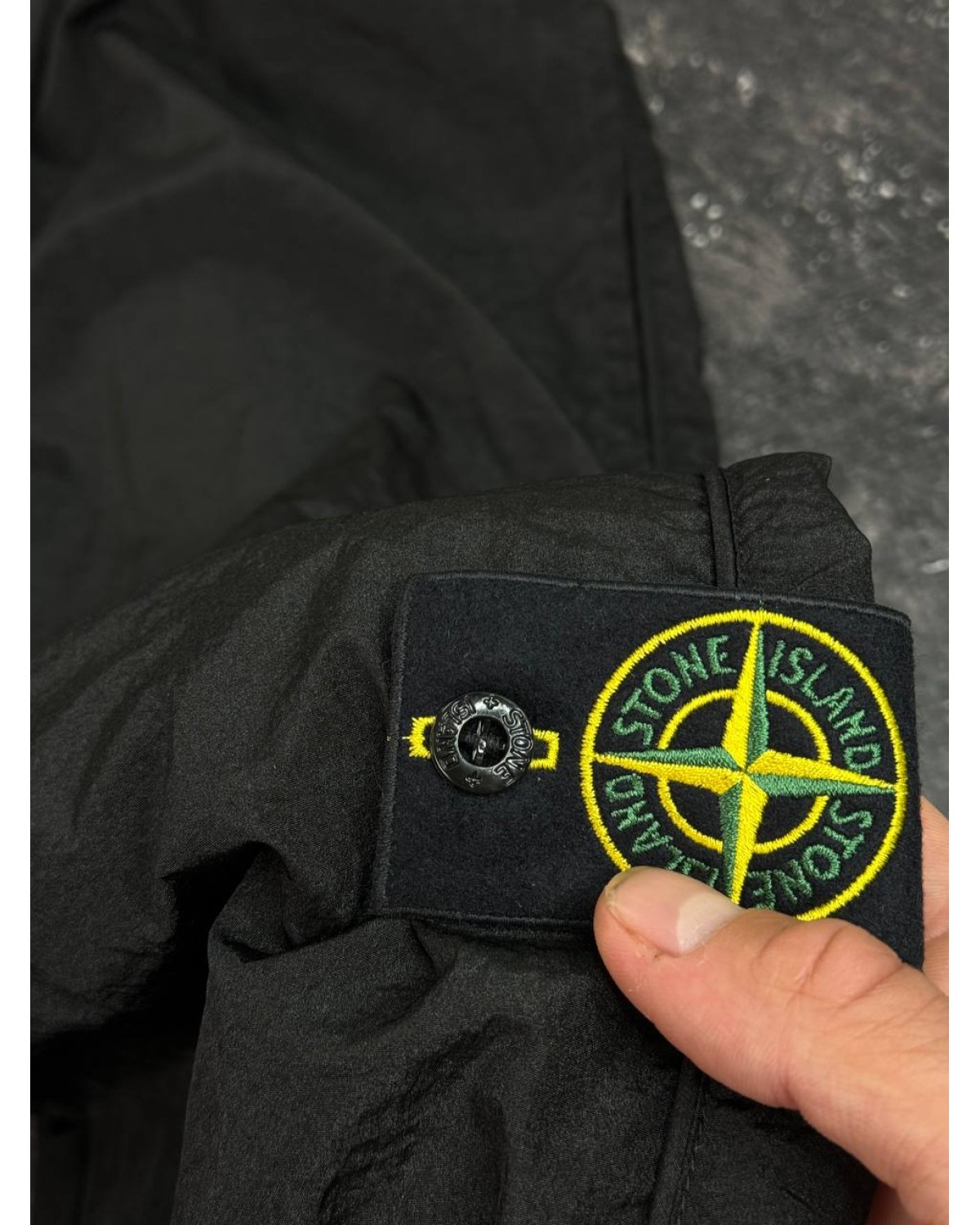 Штани карго Stone Island NYLON METAL чорні