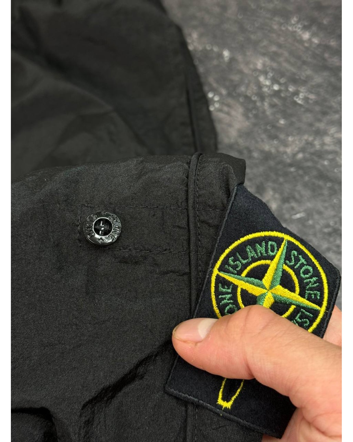 Штани карго Stone Island NYLON METAL чорні