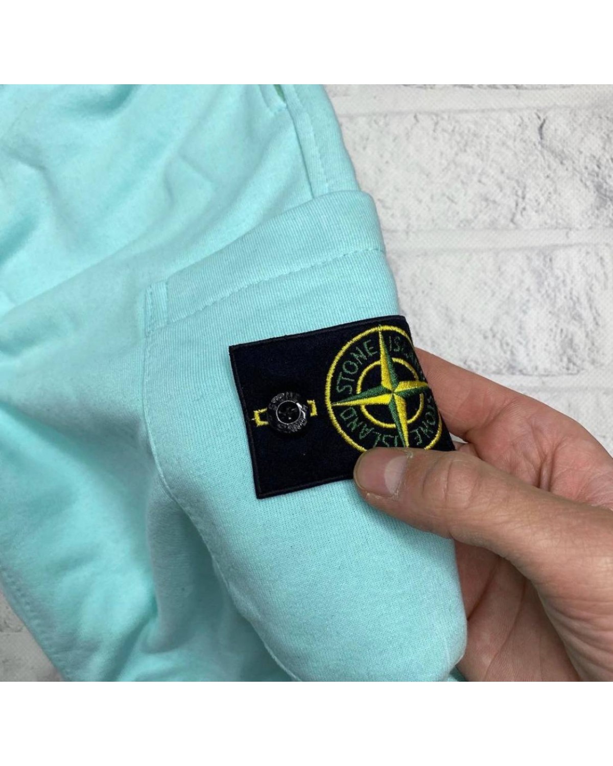 Шорти Stone Island бірюзовий