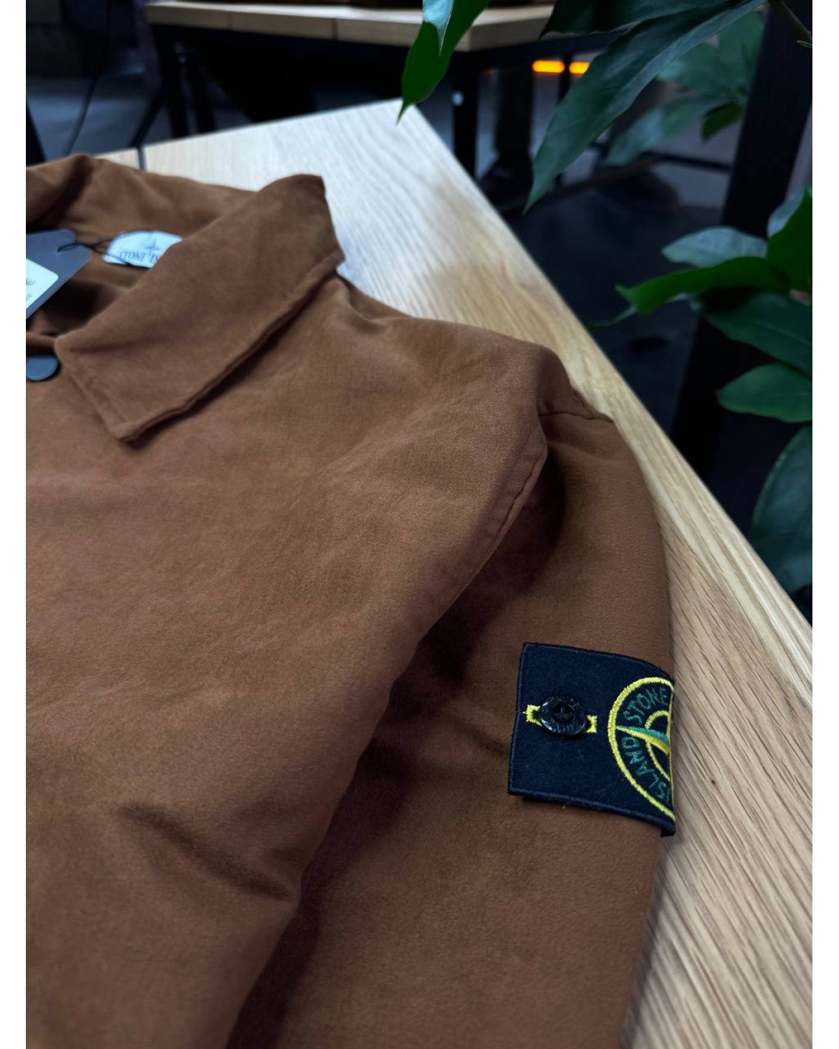 Сорочка Stone Island коричнева