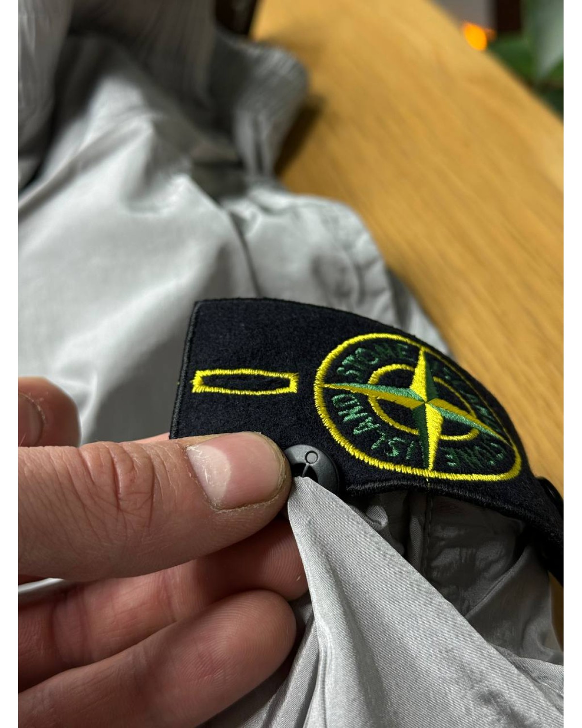 Шорти Карго  Stone Island nylon metal срібні