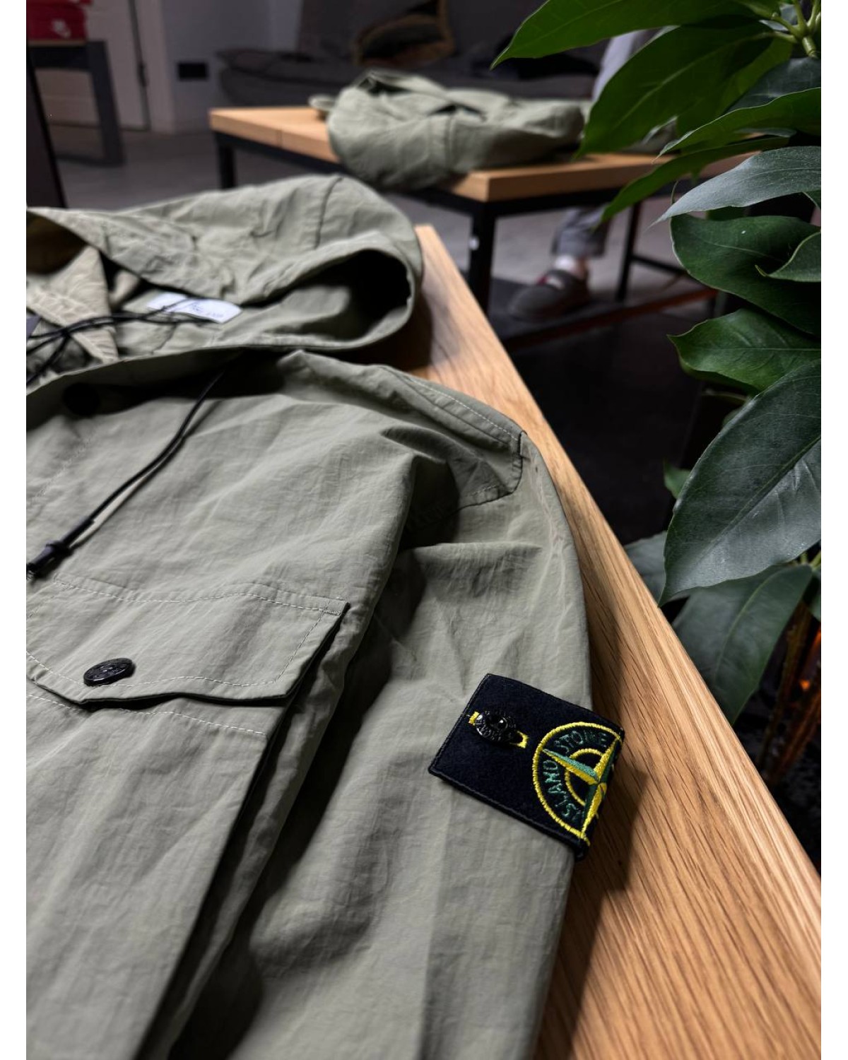 Вітрівка Stone Island хакі