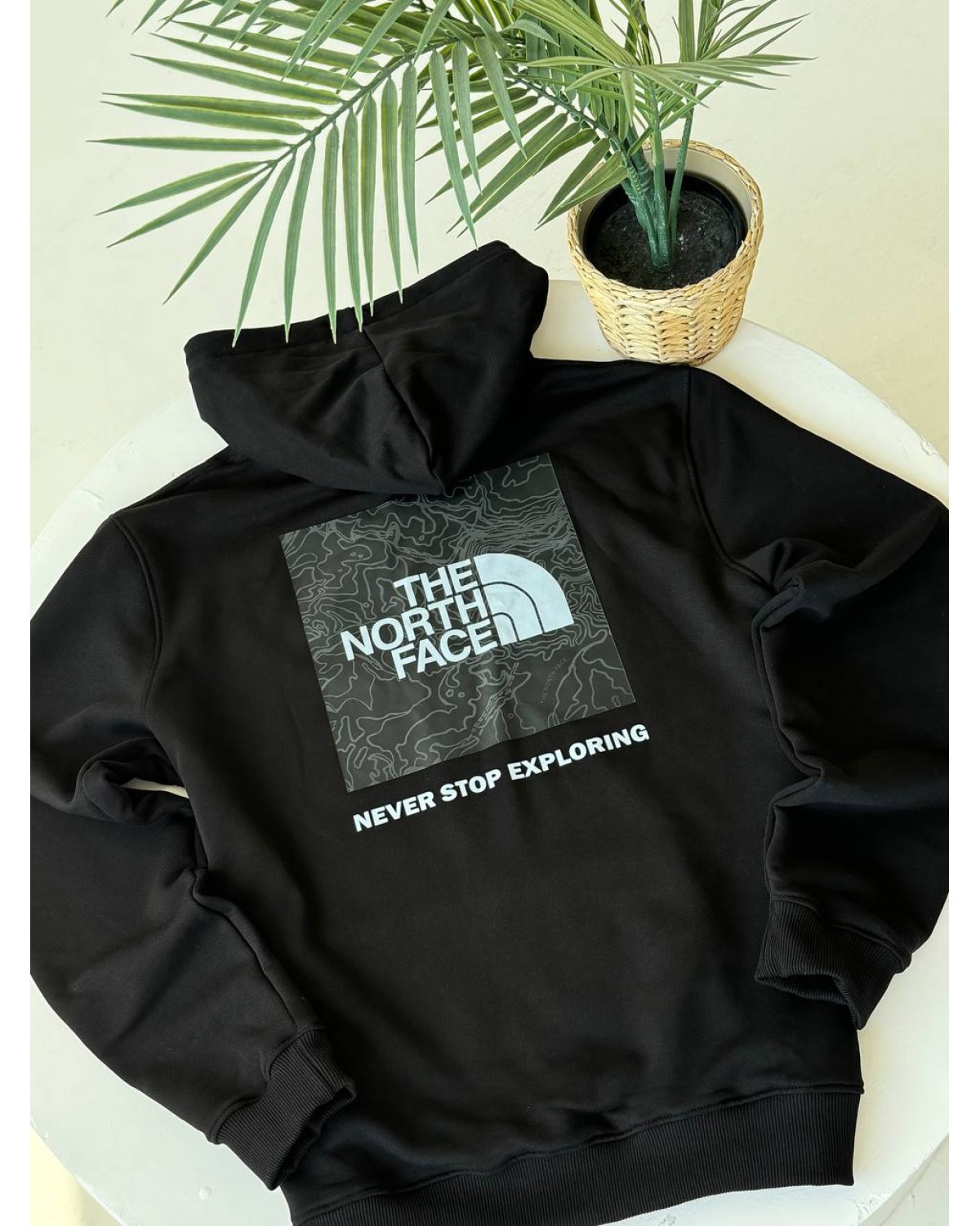 Худі The North Face темне лого