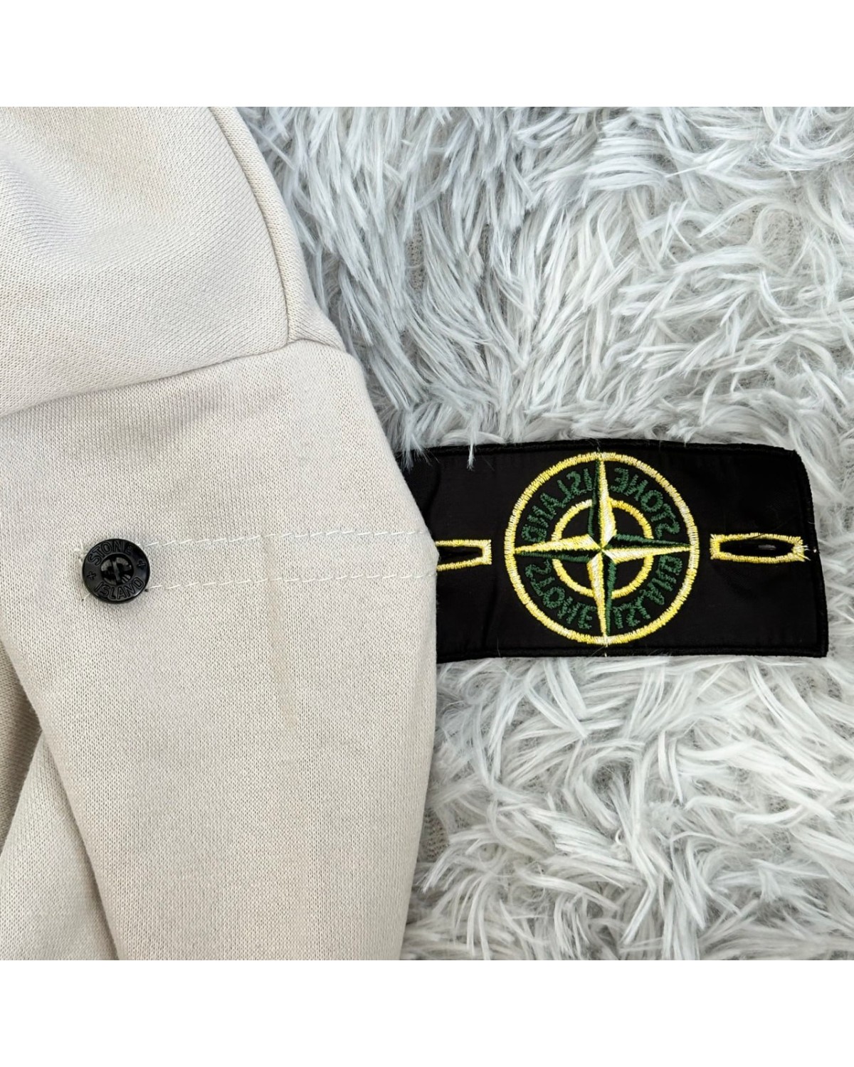 Худі Stone Island бежевий