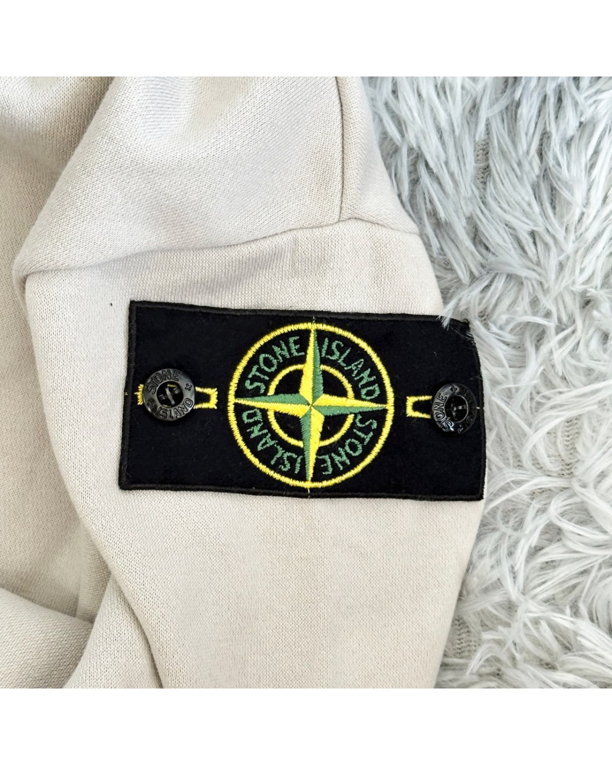 Худі Stone Island бежевий