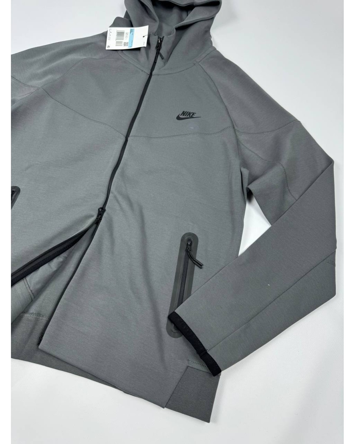 Зіп- худі Nike tech fleece сіре