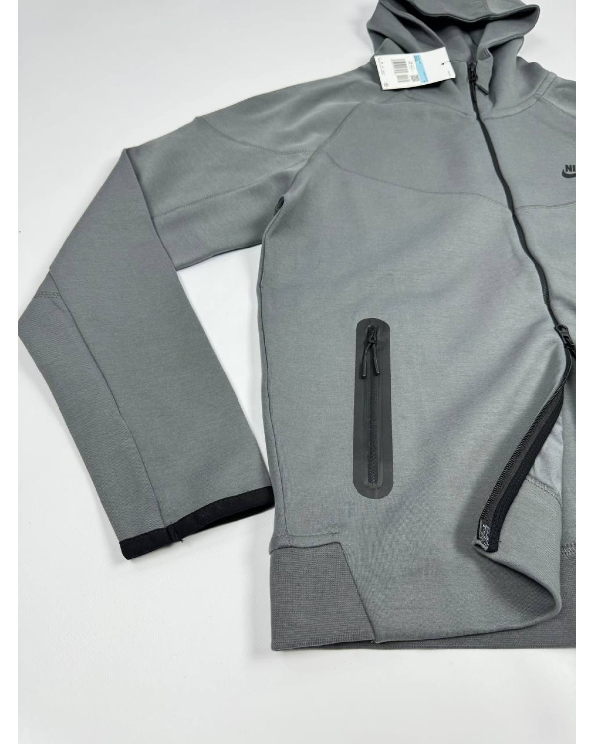 Зіп- худі Nike tech fleece сіре