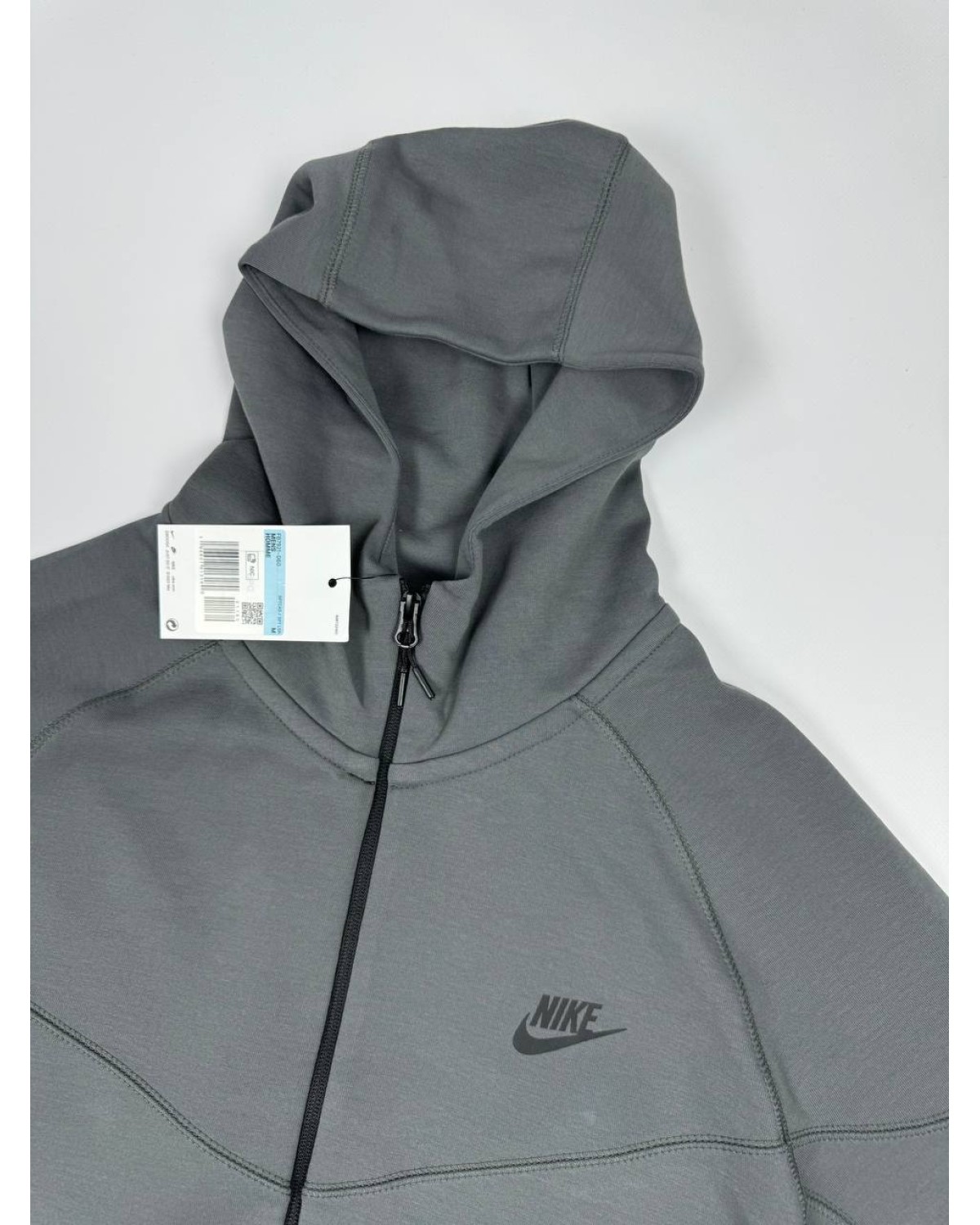 Зіп- худі Nike tech fleece сіре