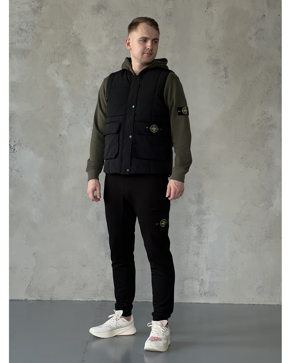 Жилетка Stone Island чорний