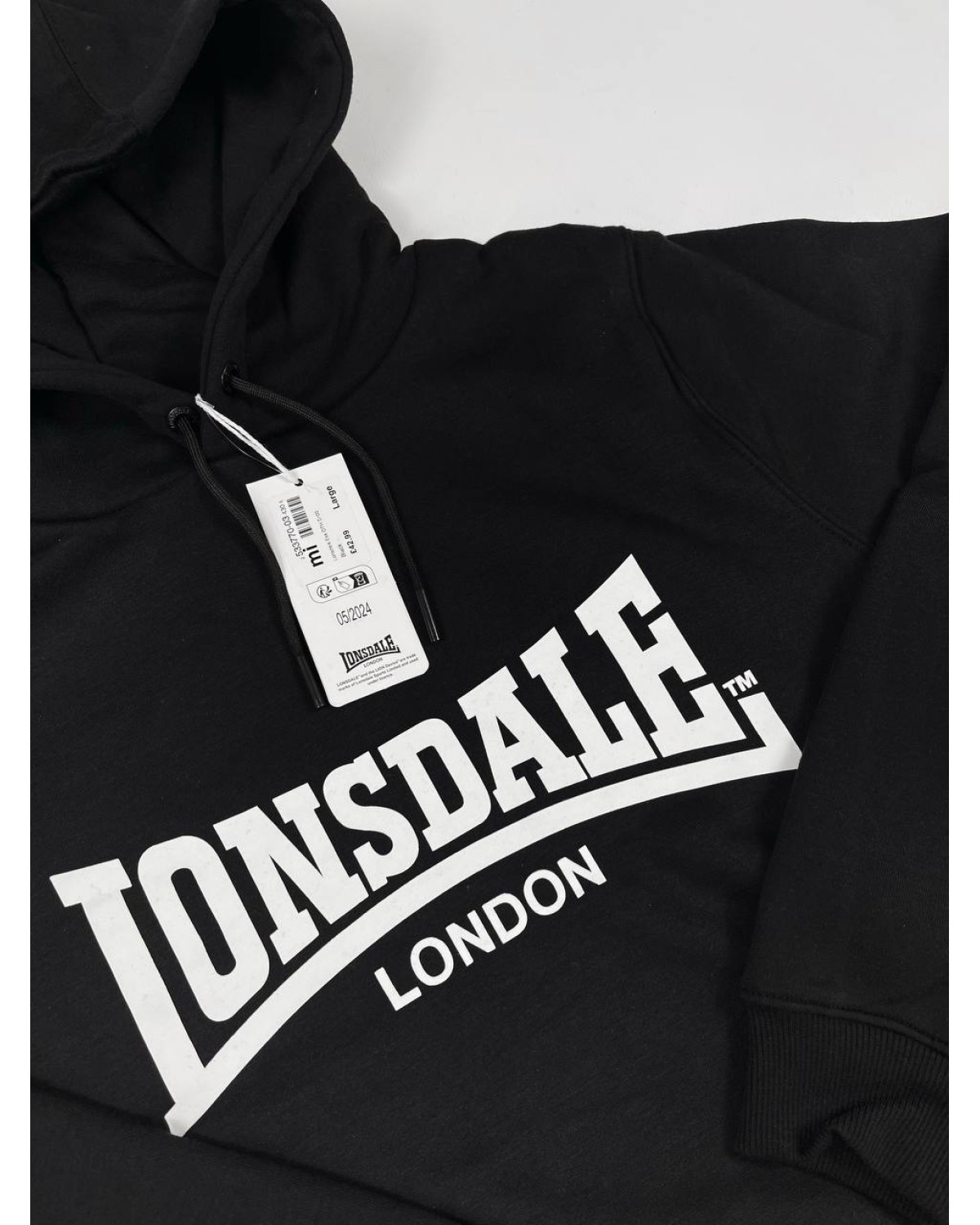 Худі Lonsdale чорне