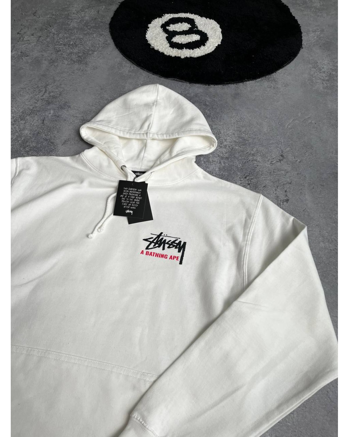 Худі Stussy біле