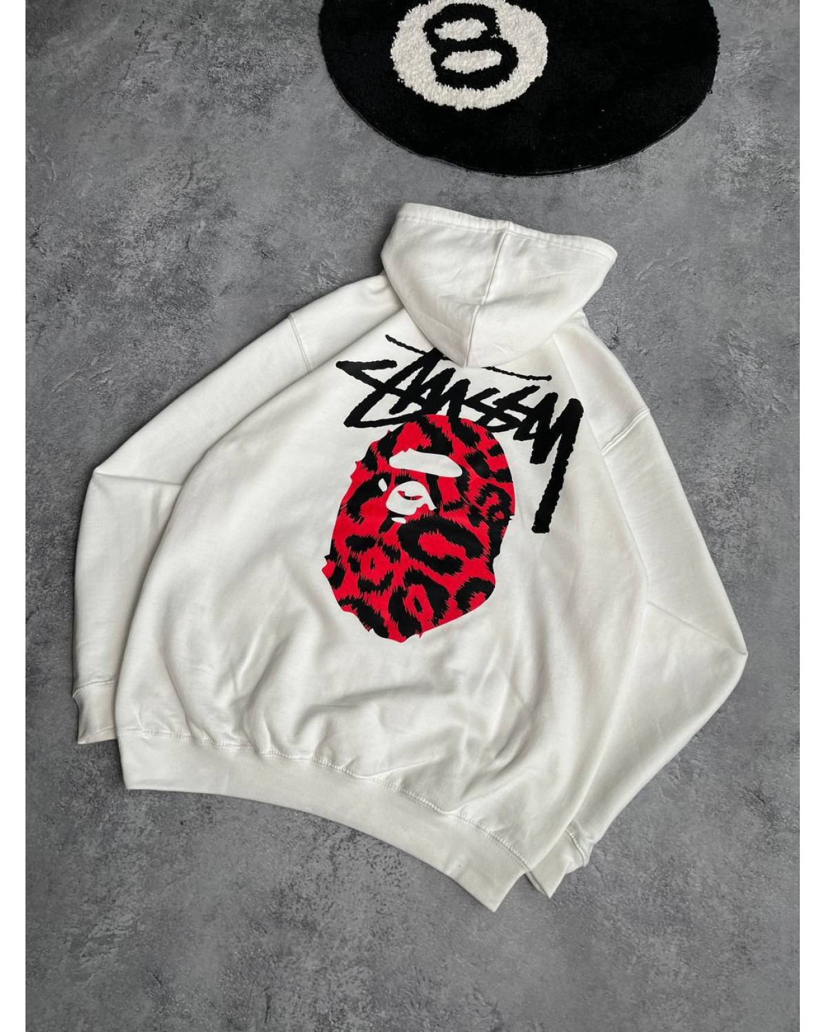 Худі Stussy біле