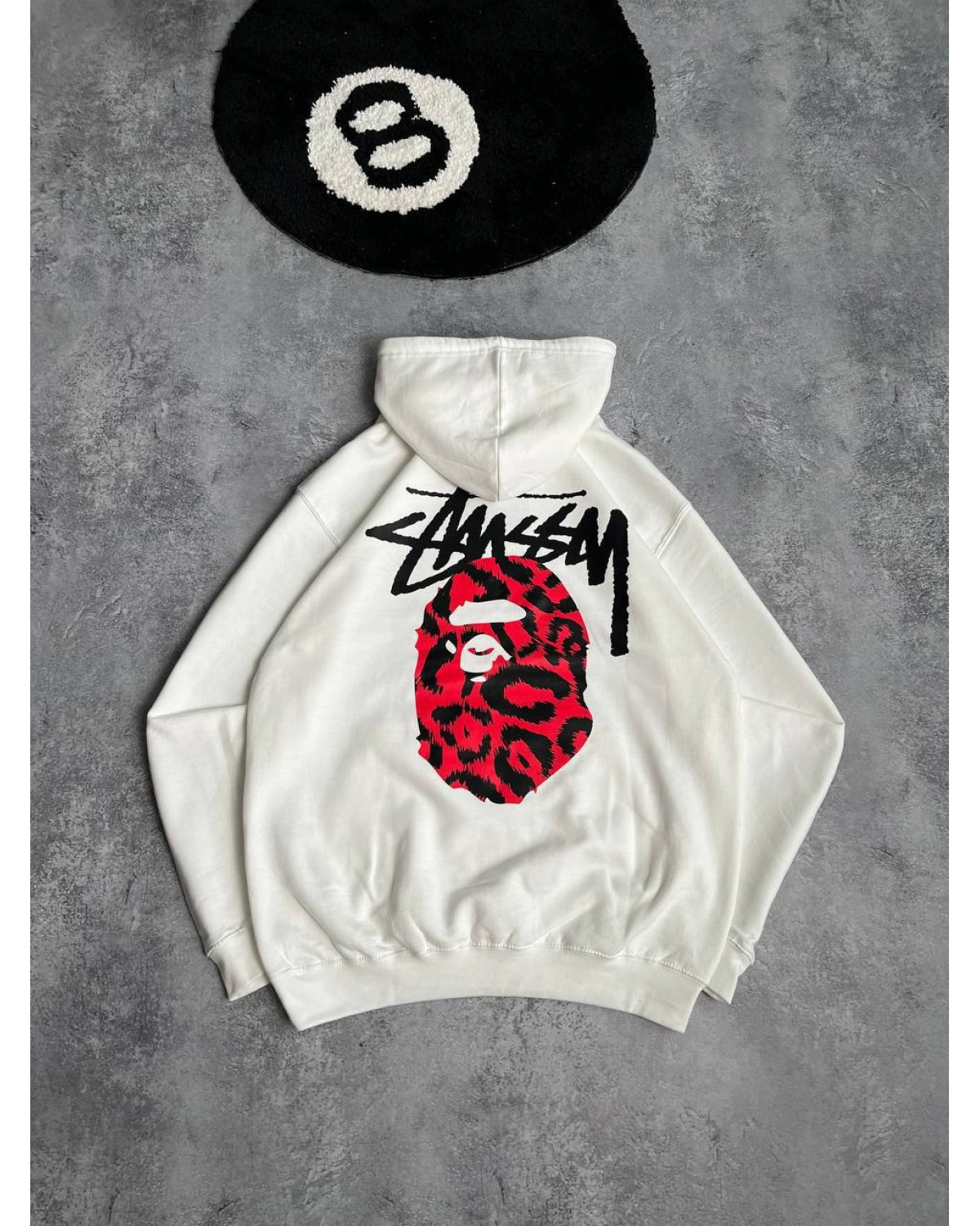 Худі Stussy біле