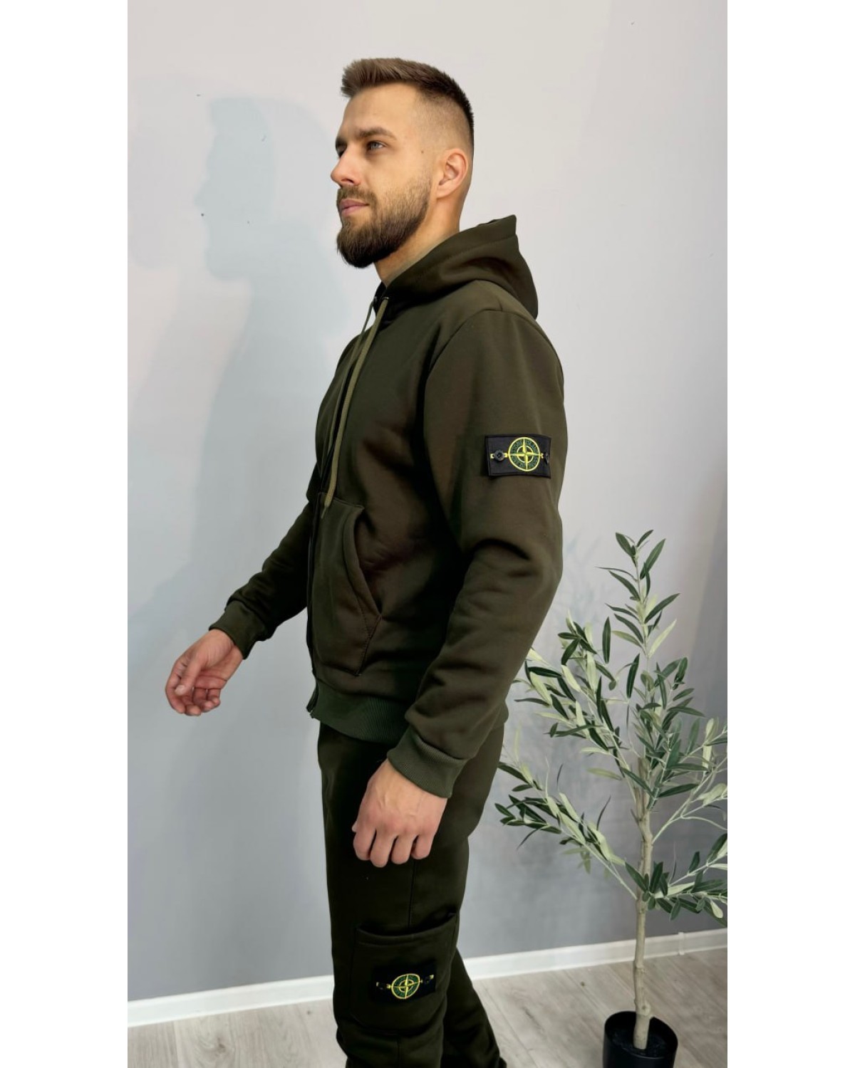 Спортивний костюм Stone Island хакі