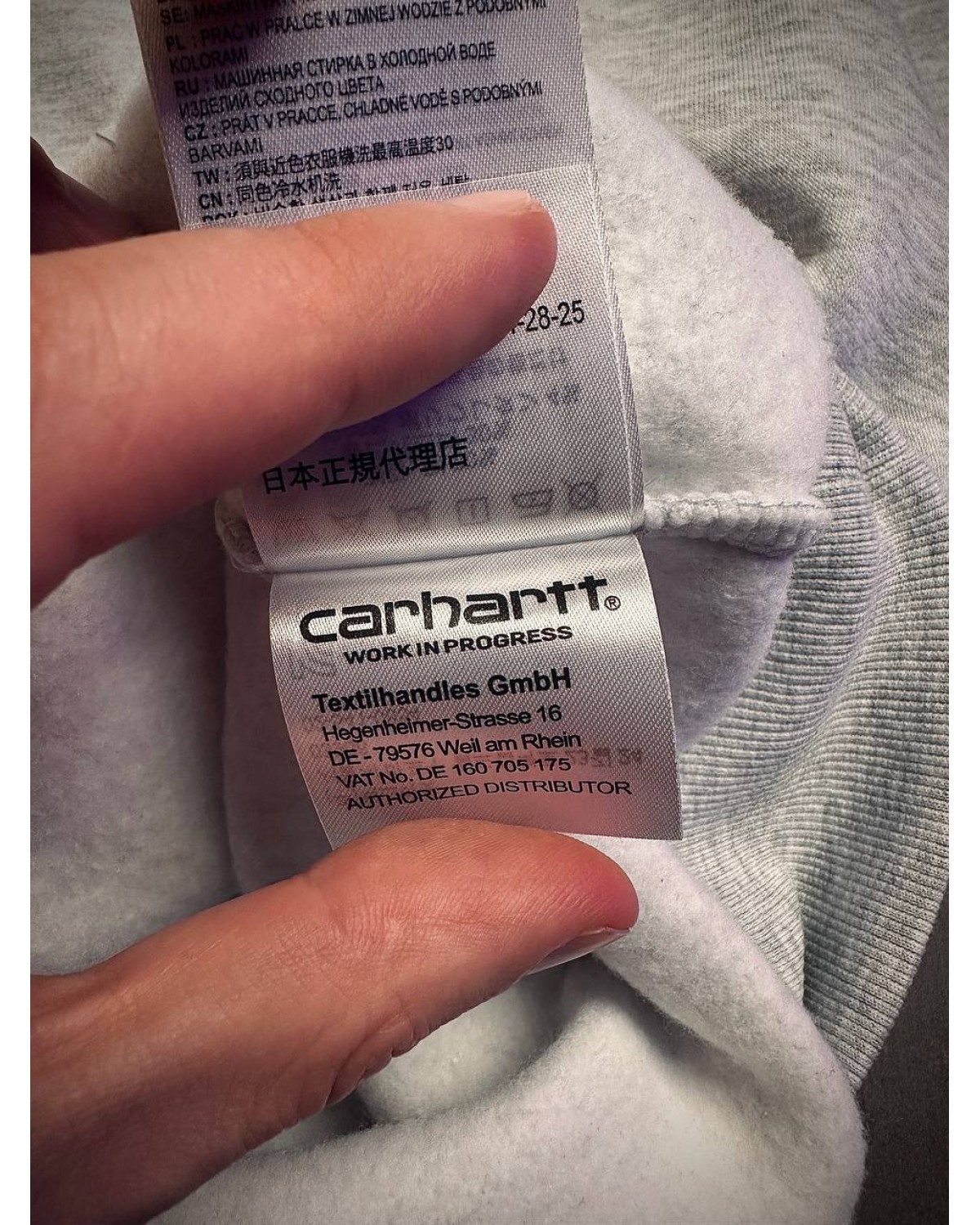 Худі Carhartt сірий