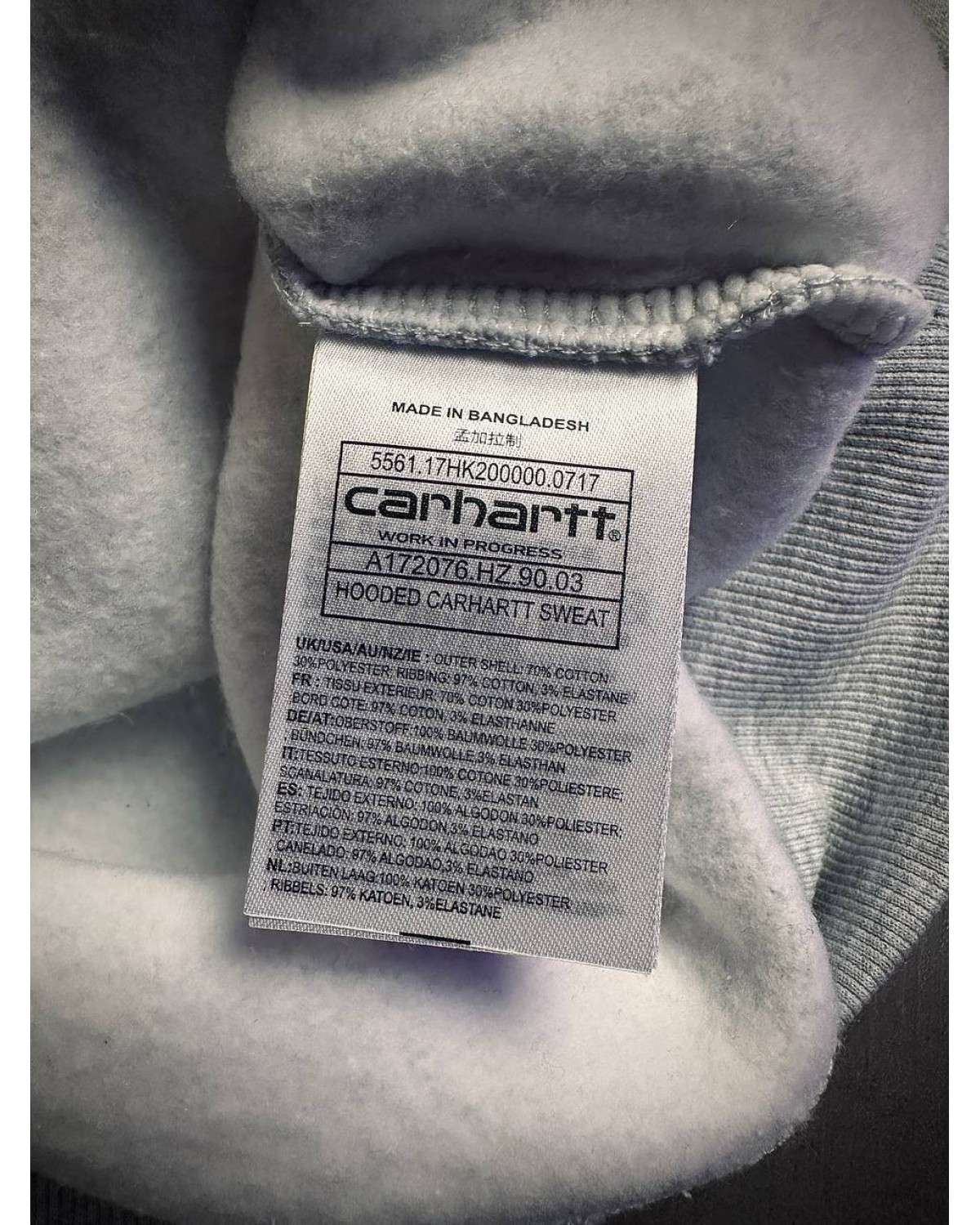 Худі Carhartt сірий