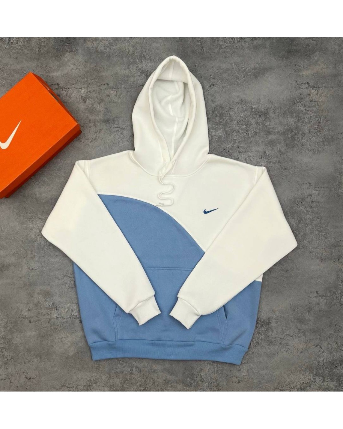 Худі Nike блакитно - білий