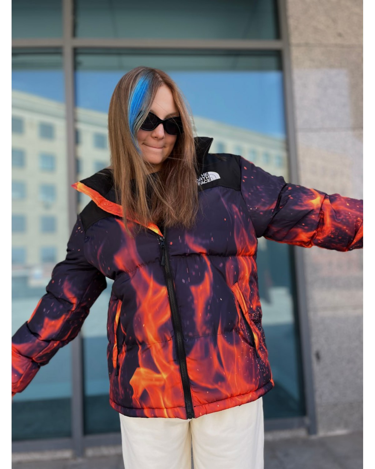 Пуховик The North Face Nuptse 700 fire