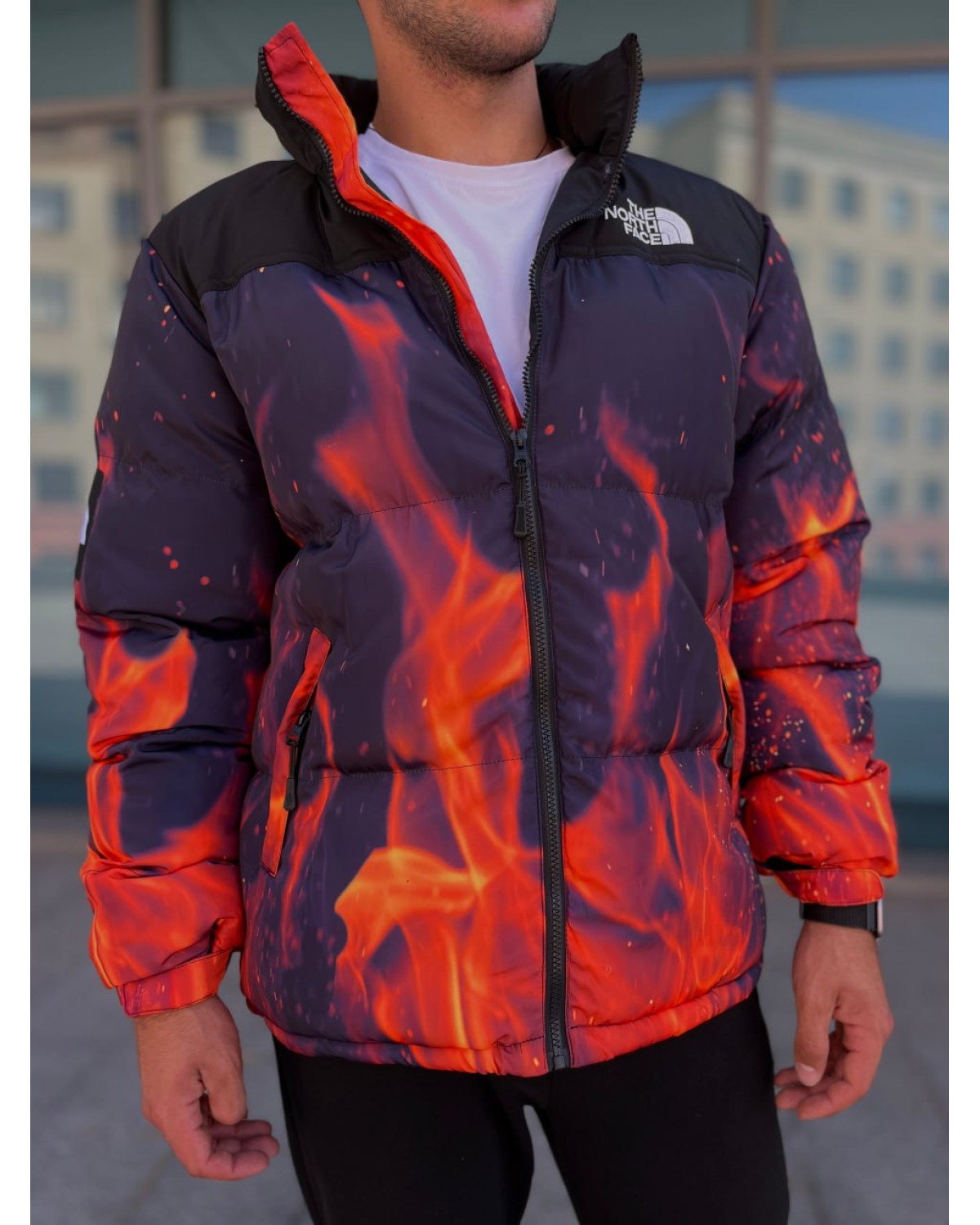 Пуховик The North Face Nuptse 700 fire