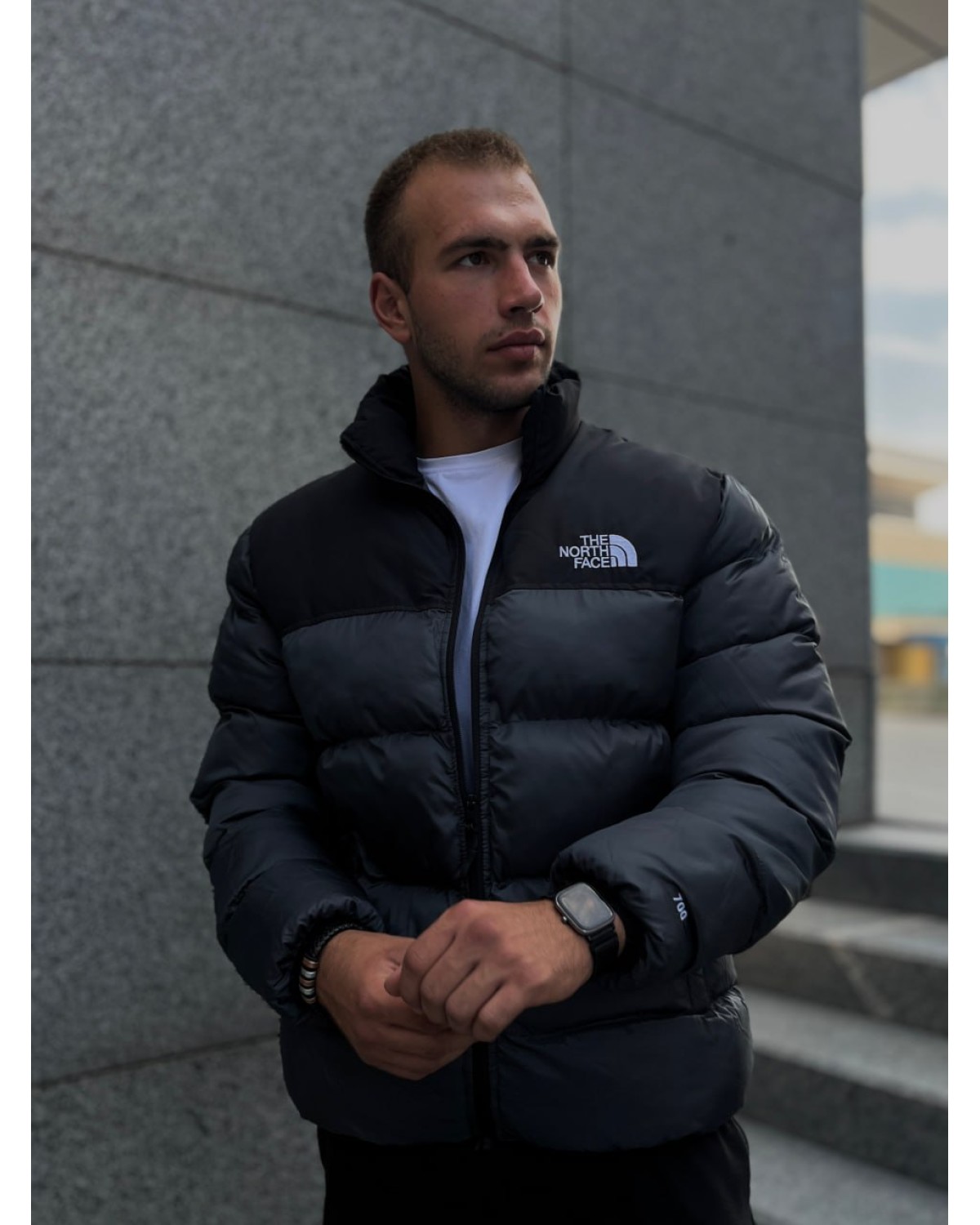 Пуховик The North Face 700 Graphite чорний