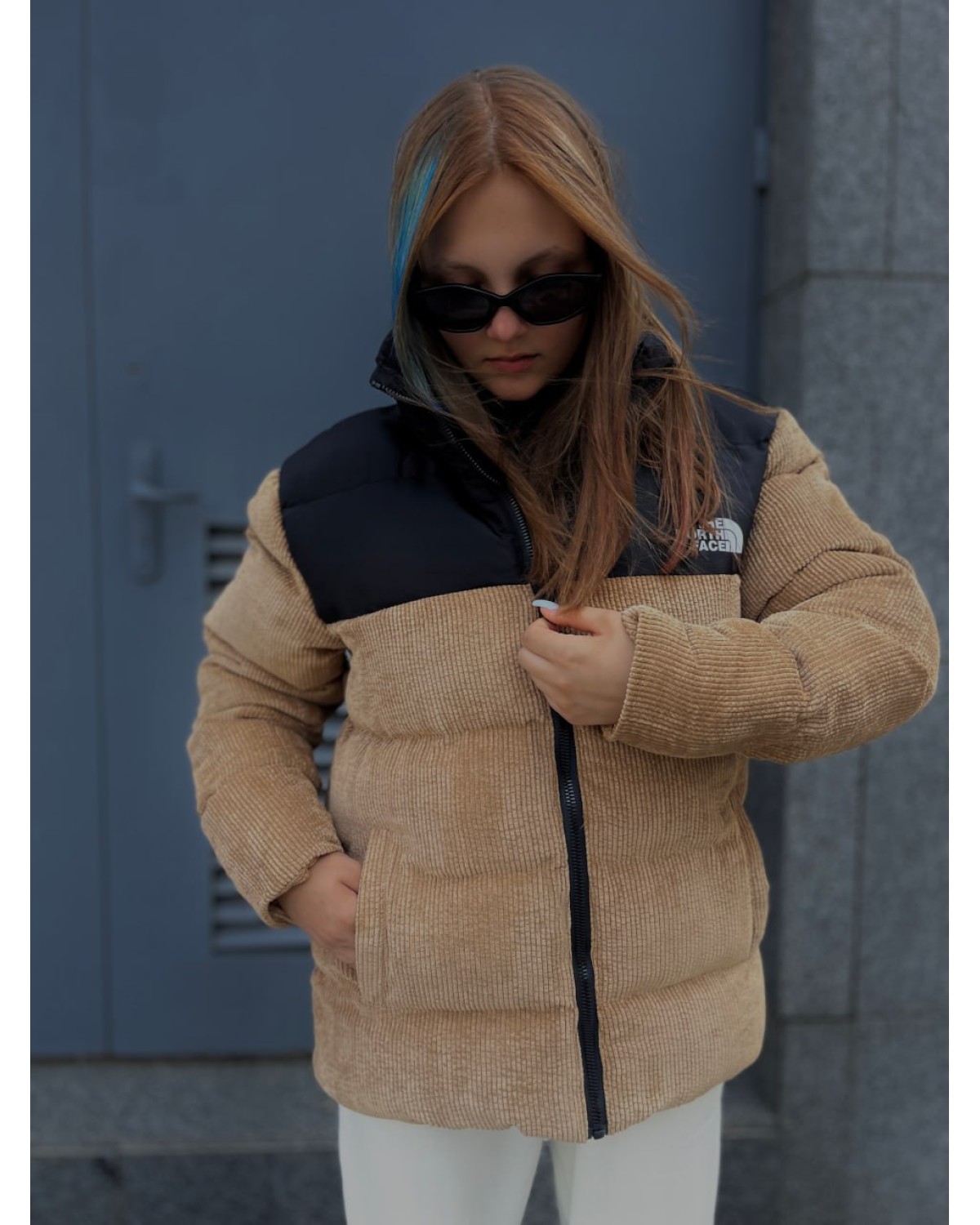 Пуховик The North Face Beige бежевий