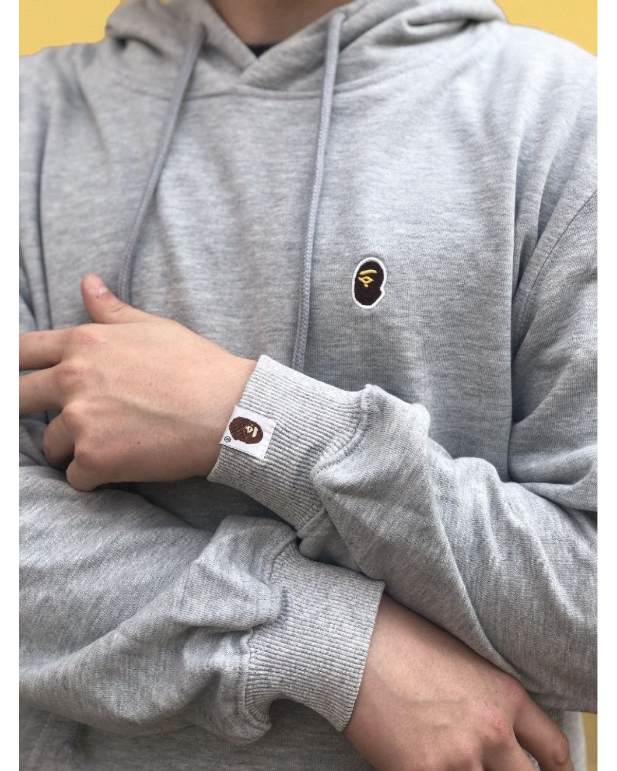 Худі Bape Grey сірий