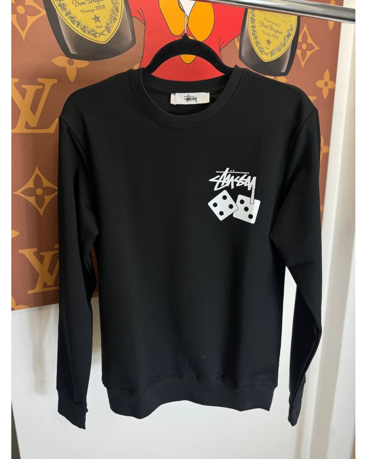 Світшот Stussy чорний