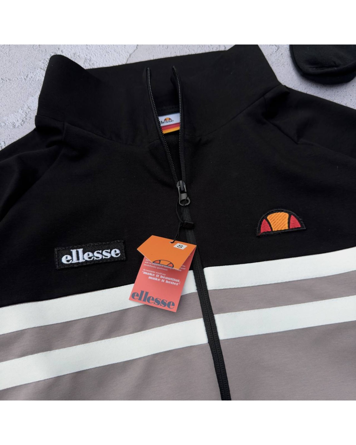 Костюм Ellesse сіро - чорний