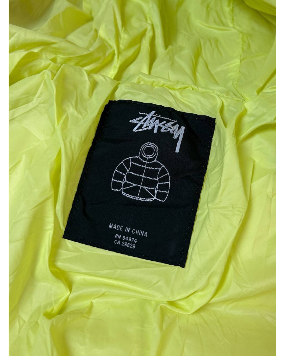 Куртка Stussy салатово - біла