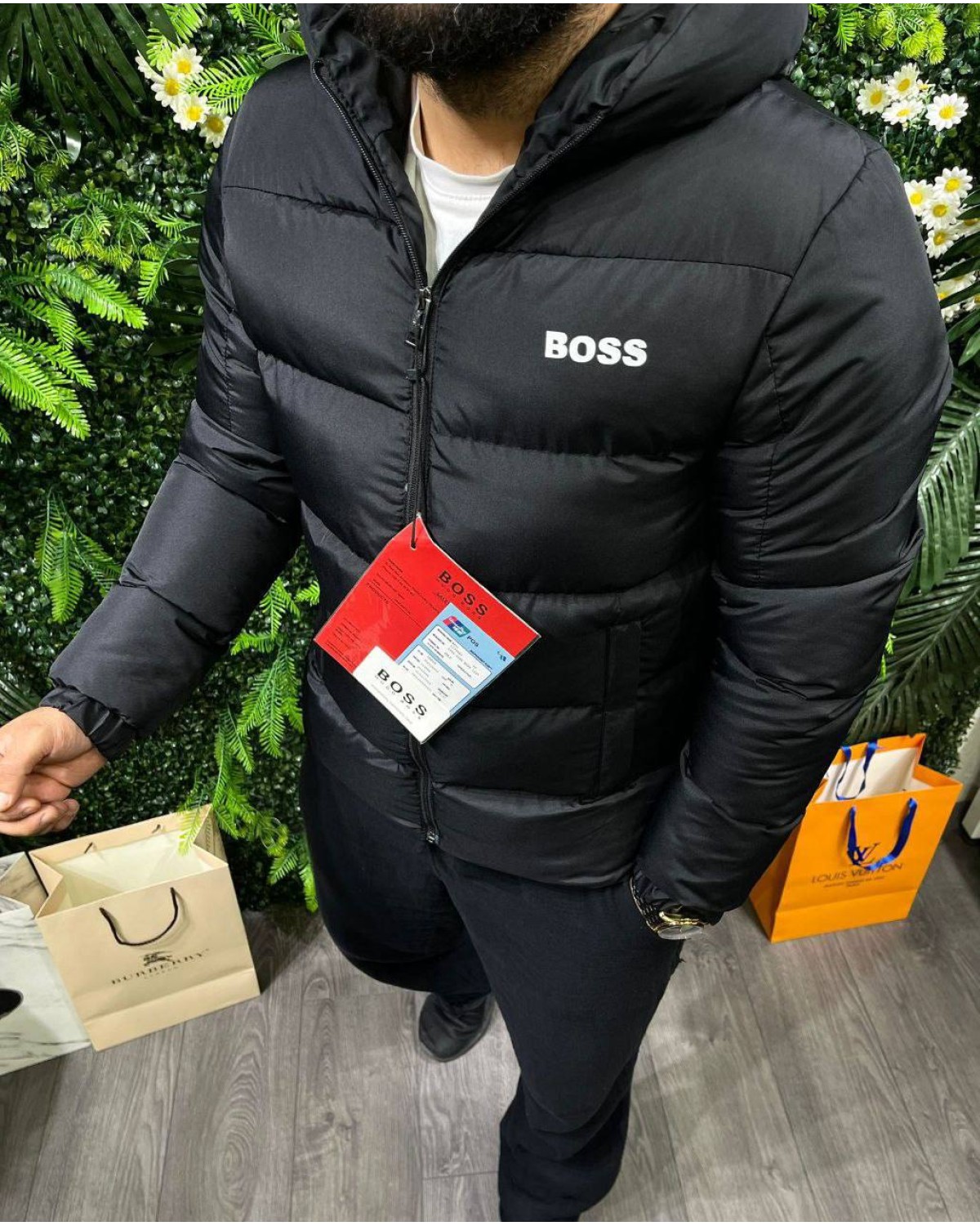 Куртка Hugo Boss чорна