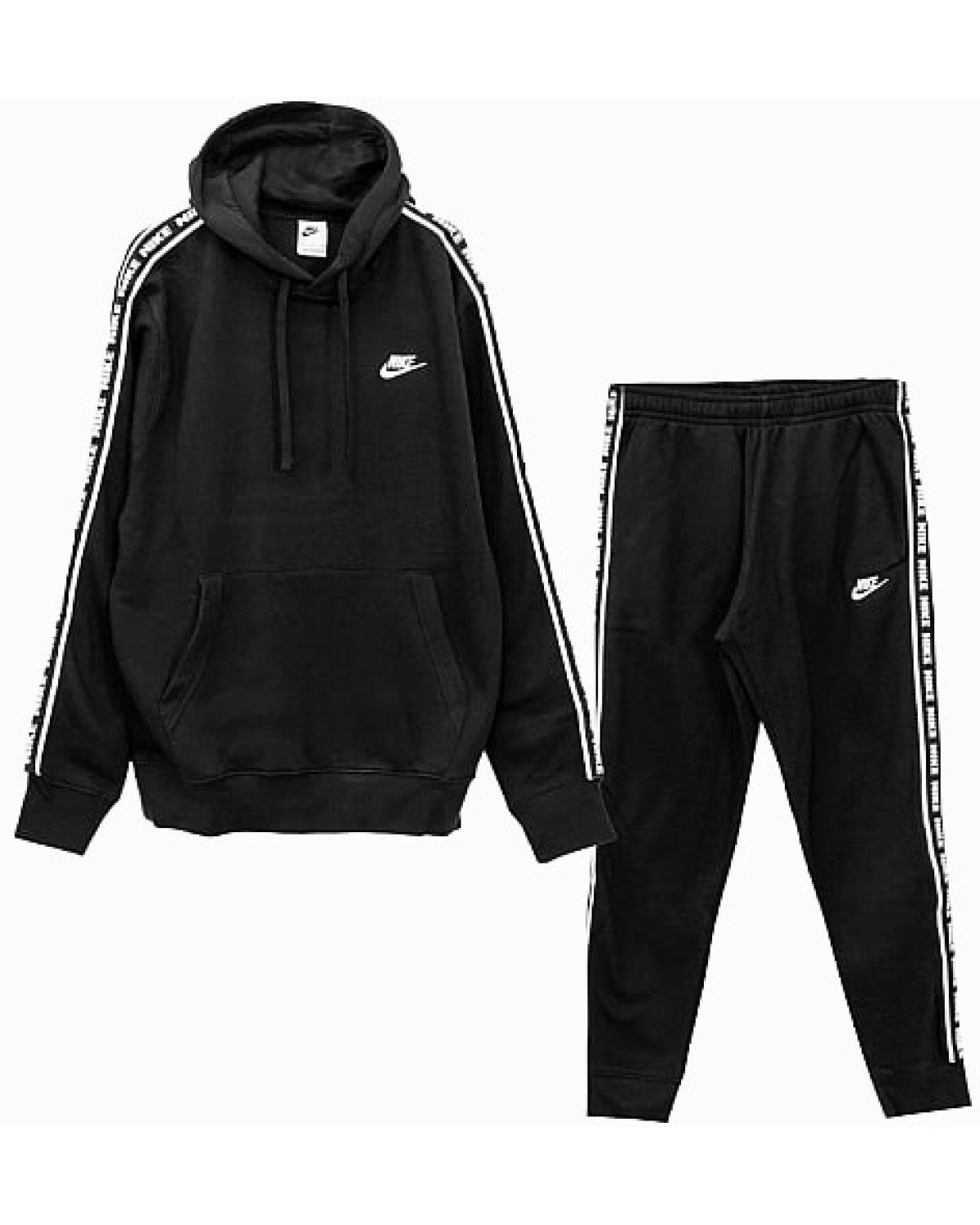 Спортивний костюм Nike Club Fleece Graphics Hooded Track Suit Black