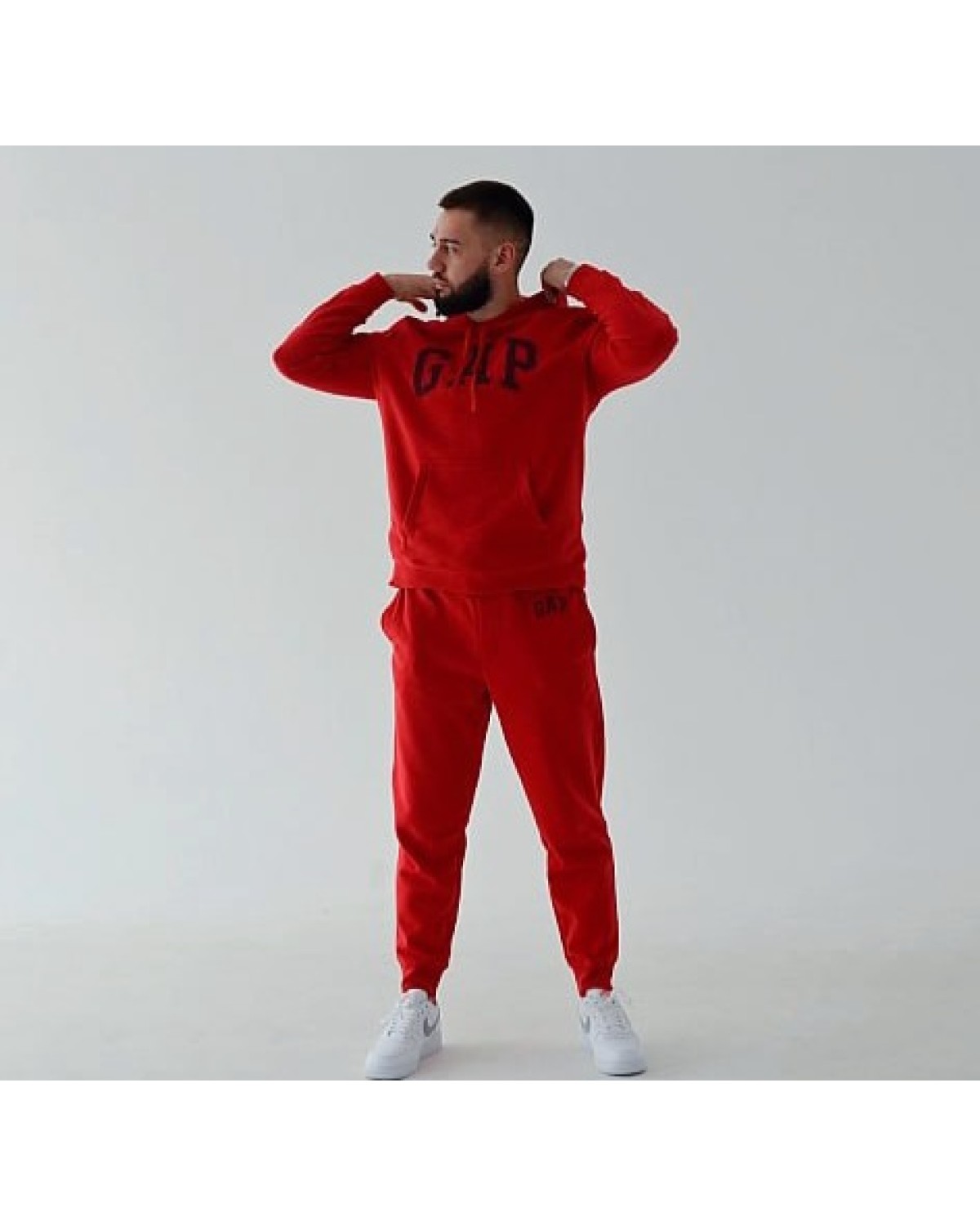 Штани Gap Logo Fleece Joggers Red