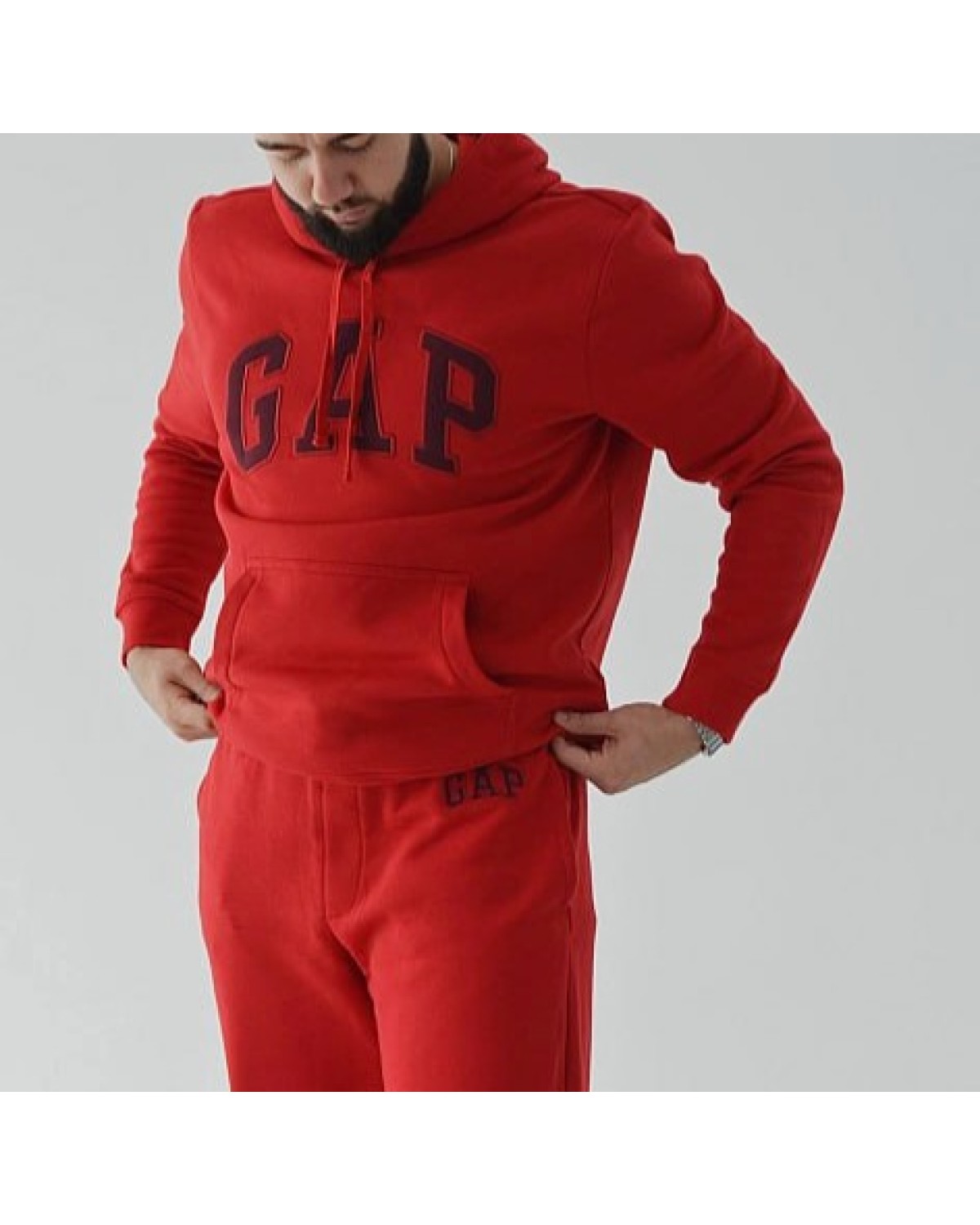 Штани Gap Logo Fleece Joggers Red