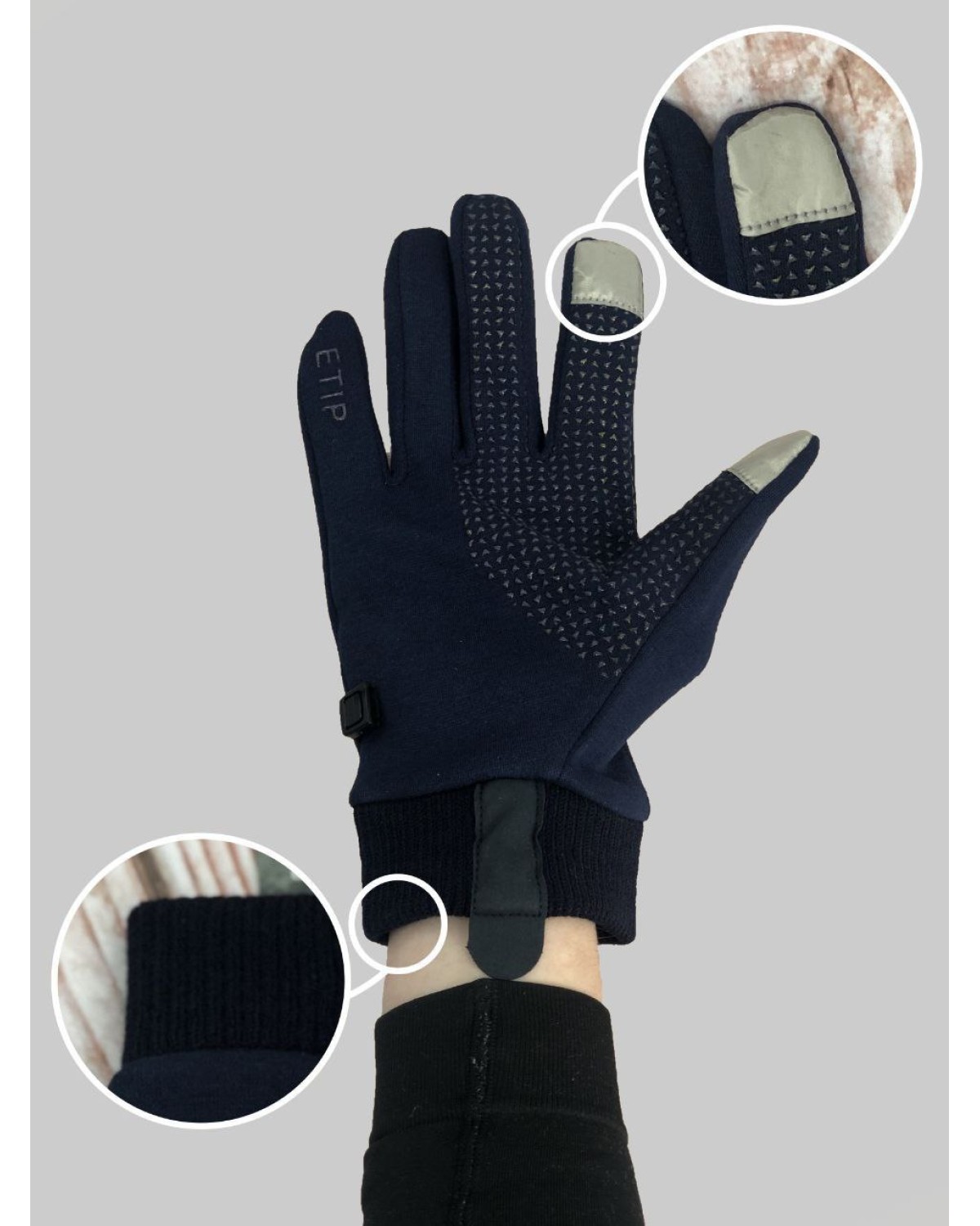 Рукавички The North Face Windwall Etip Glove сині