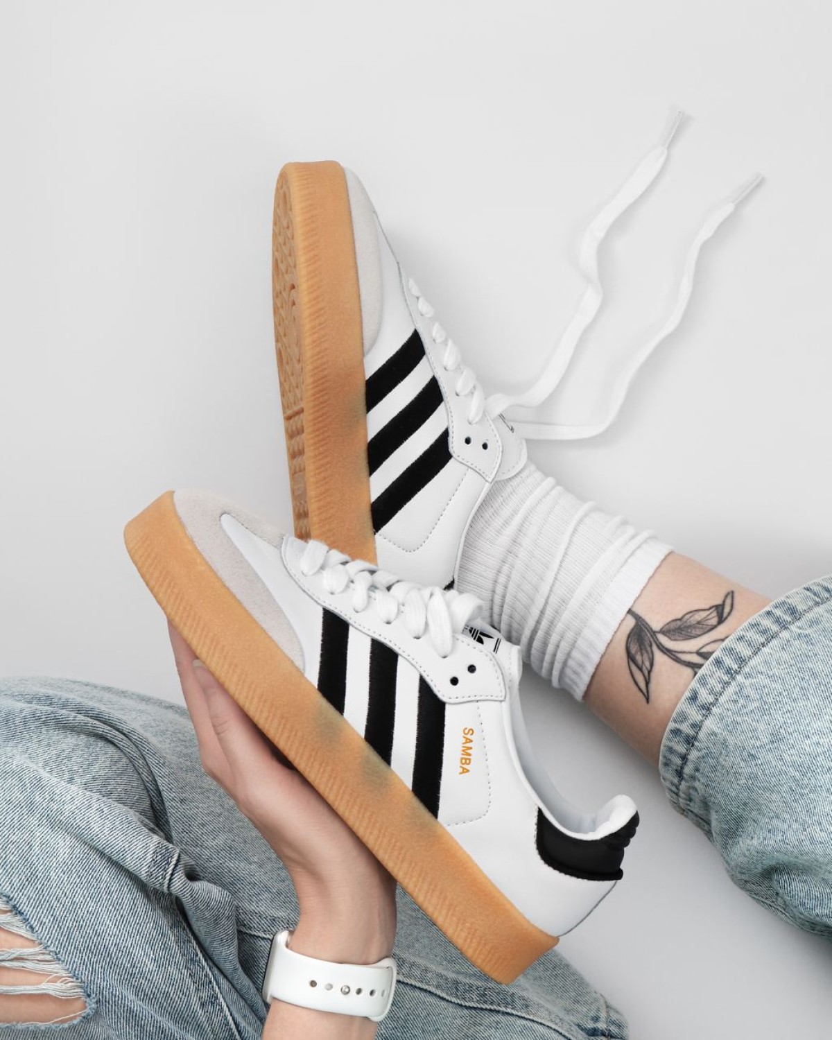 Samba Platform Black/White
