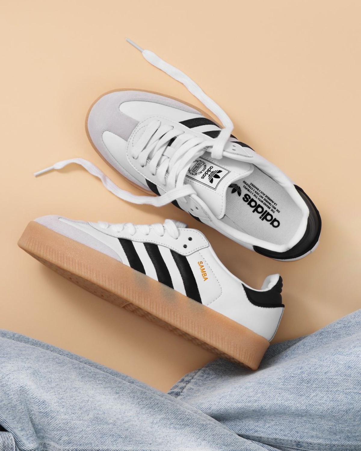 Samba Platform Black/White