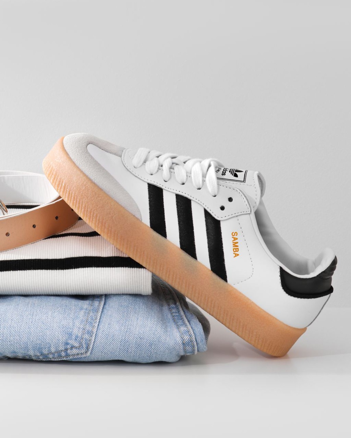 Samba Platform Black/White
