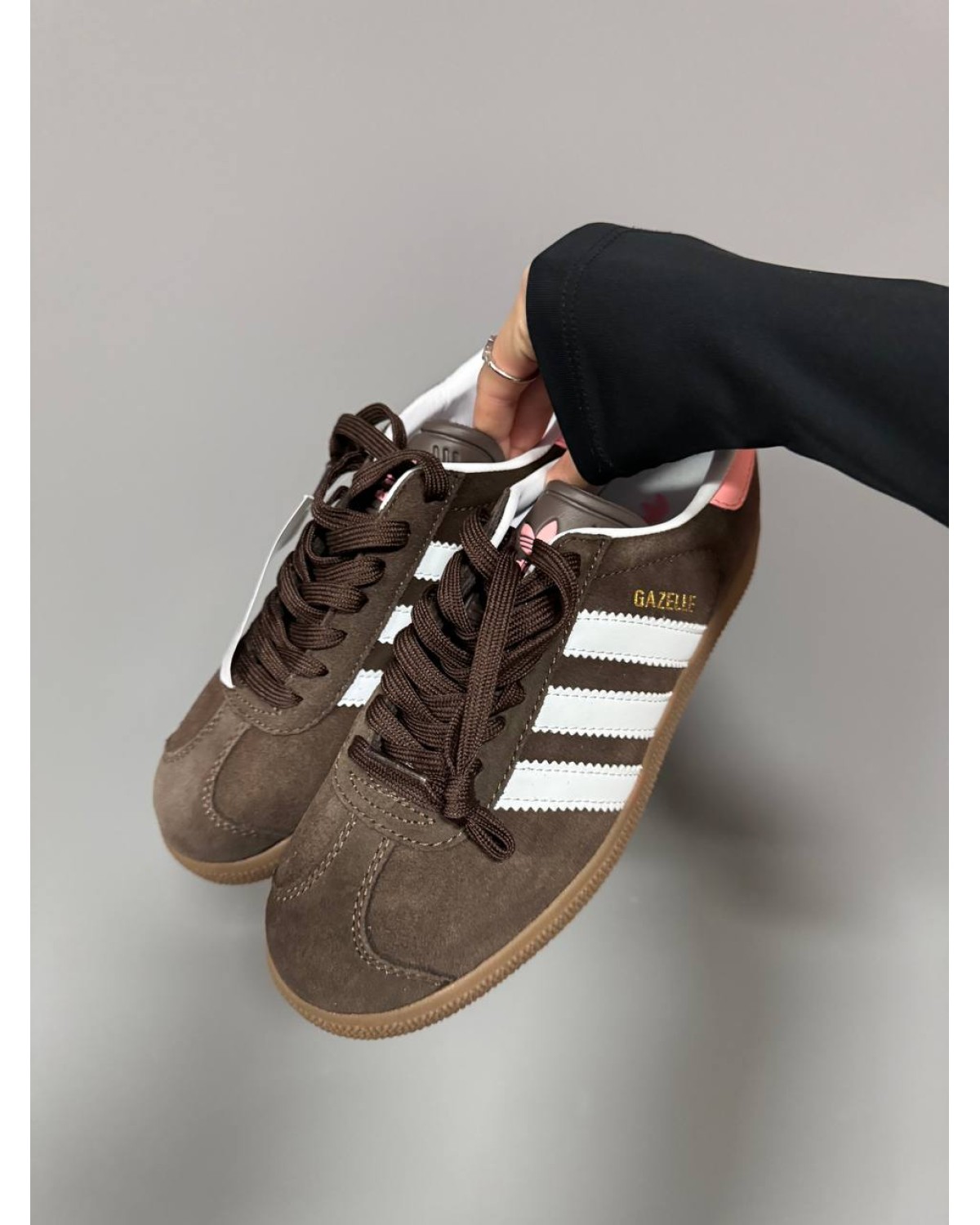 Adidas Gazelle Brown/Pink