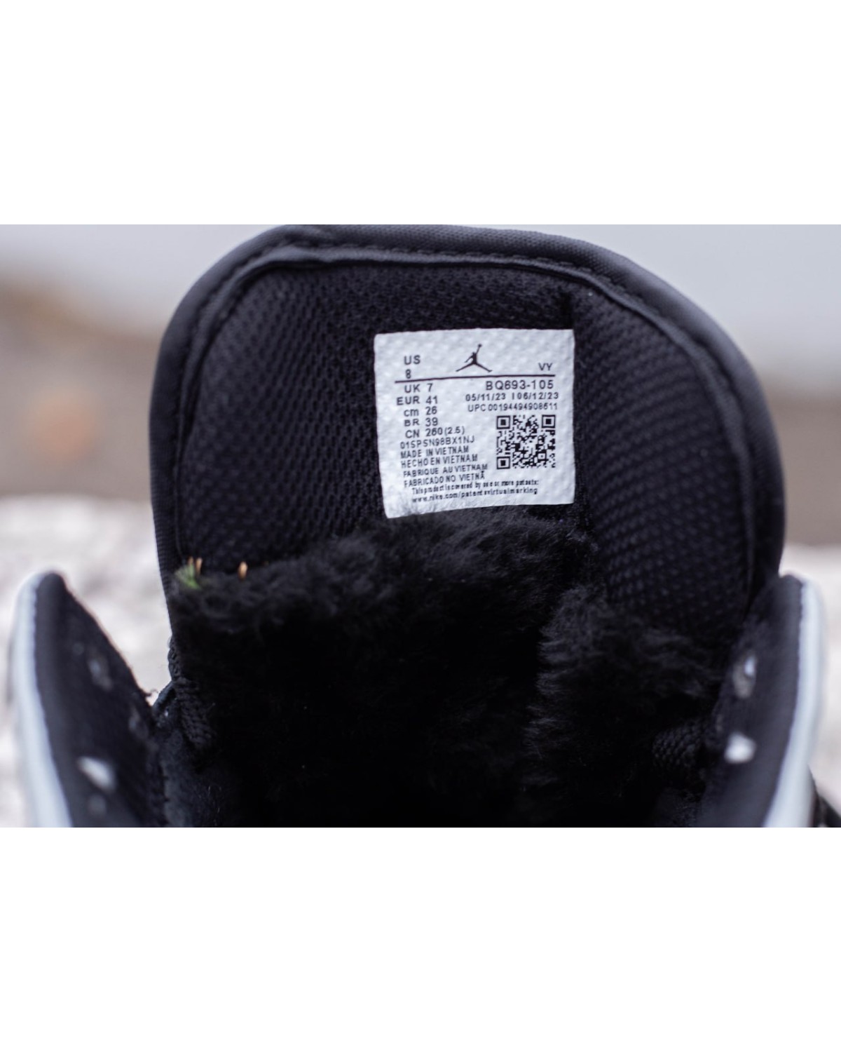 Nike Air Jordan 1 retro high fleece