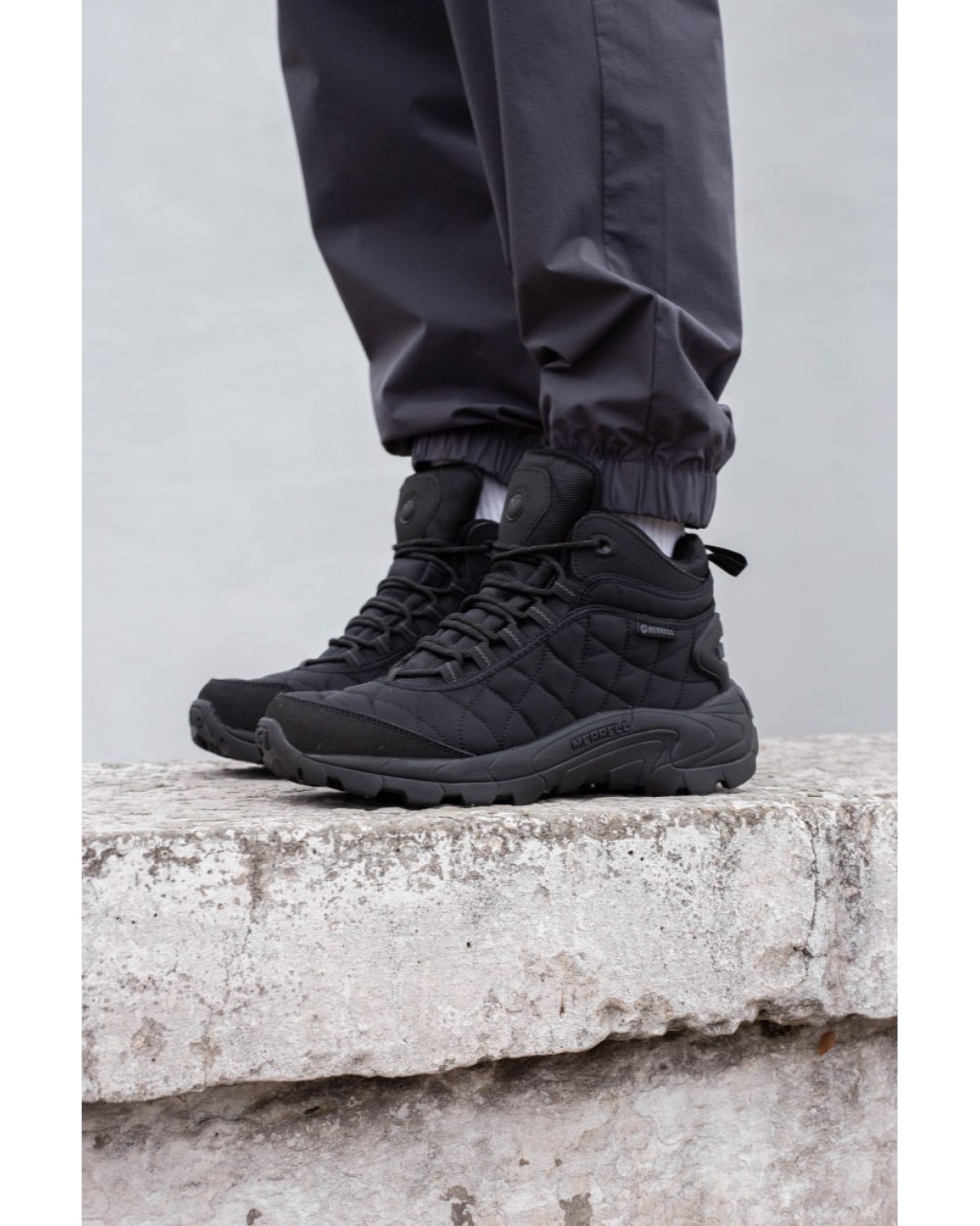 Merrell ice cap moc 2 high Fur Black