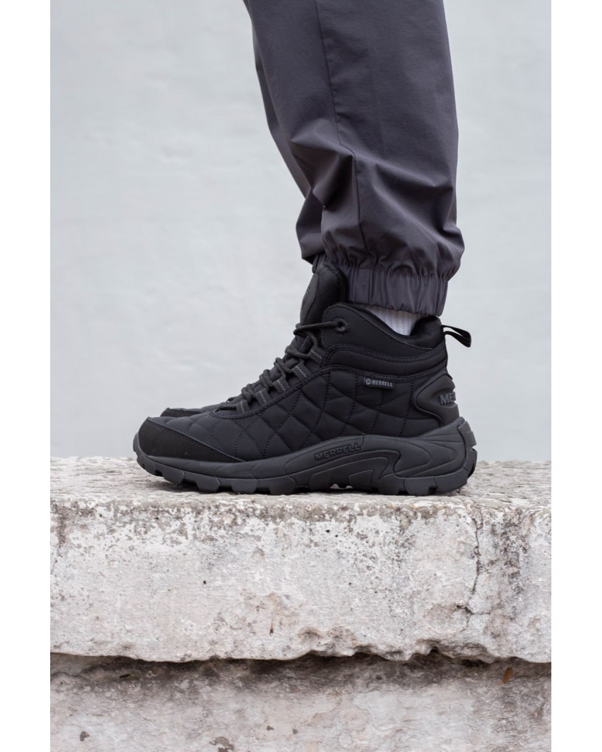 Merrell ice cap moc 2 high Fur Black