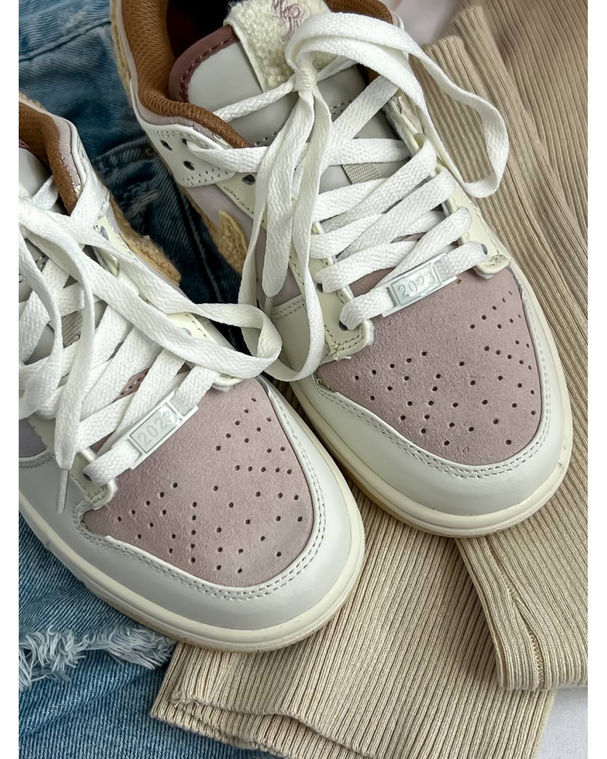Nike Dunk Low Teddy Beige