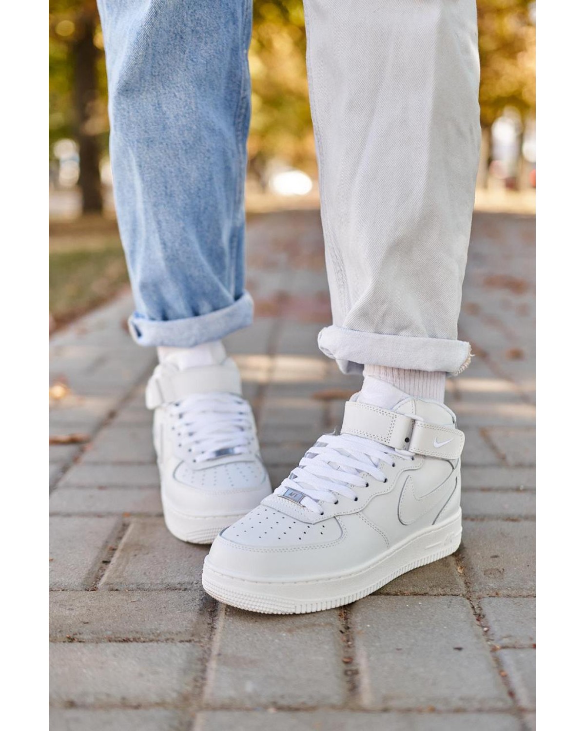Nike Air Force 1’07 Hight White (Хутро)