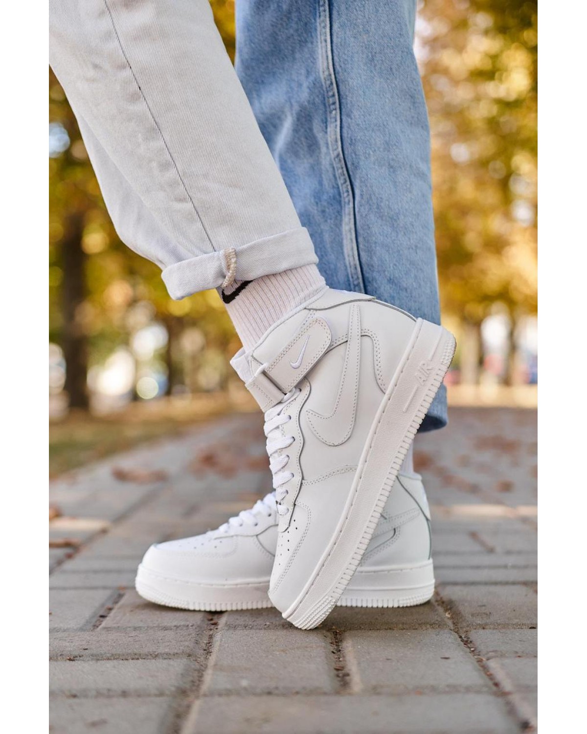 Nike Air Force 1’07 Hight White (Хутро)