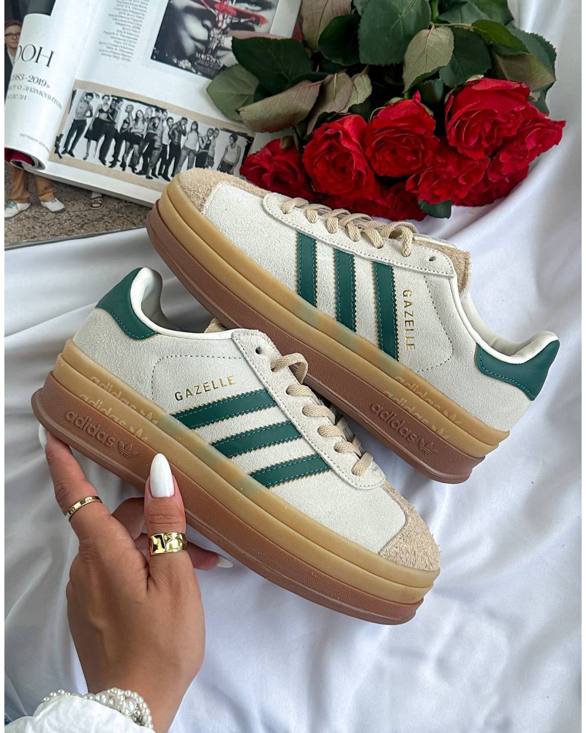 Gazelle Bold Beige/Green