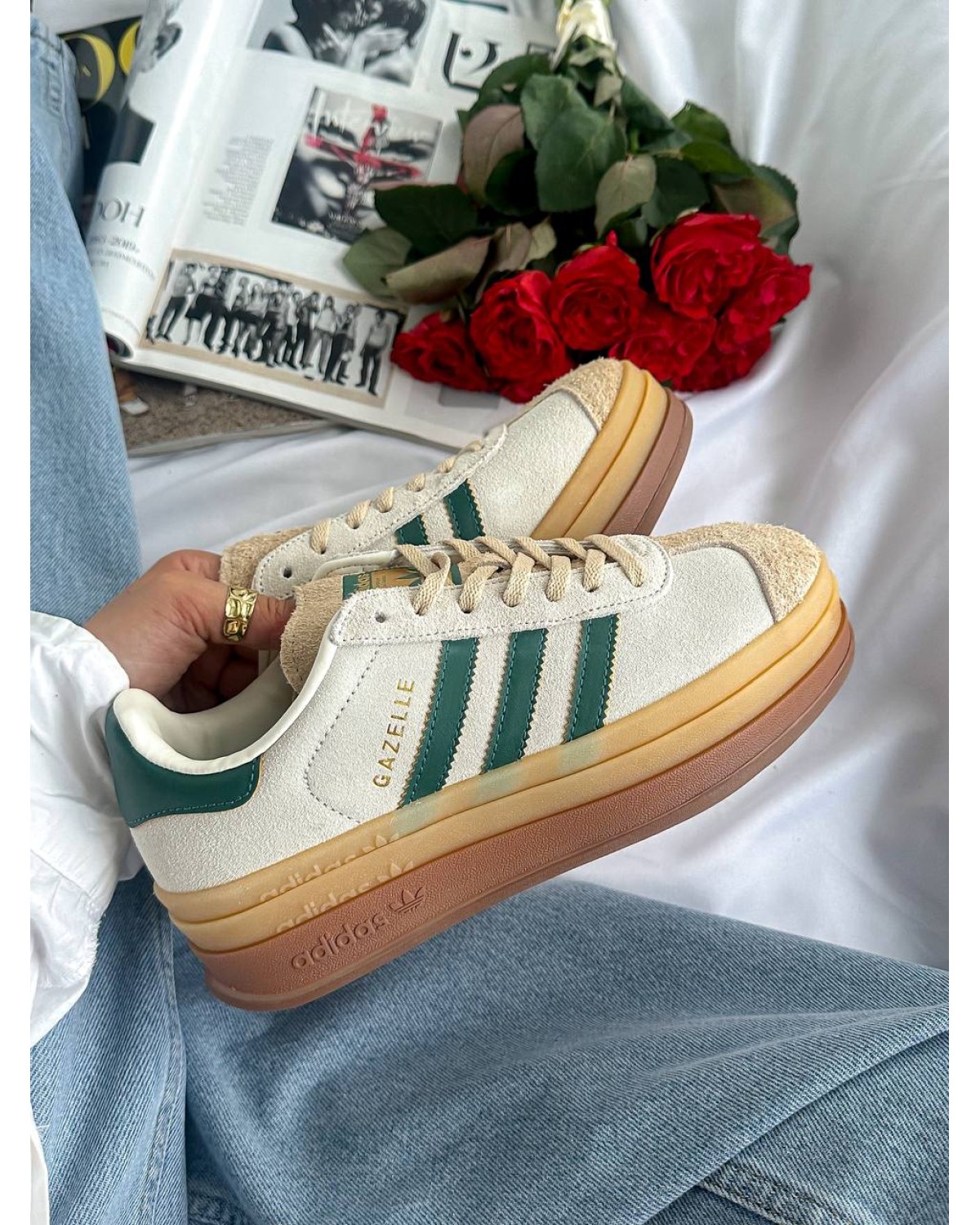 Gazelle Bold Beige/Green