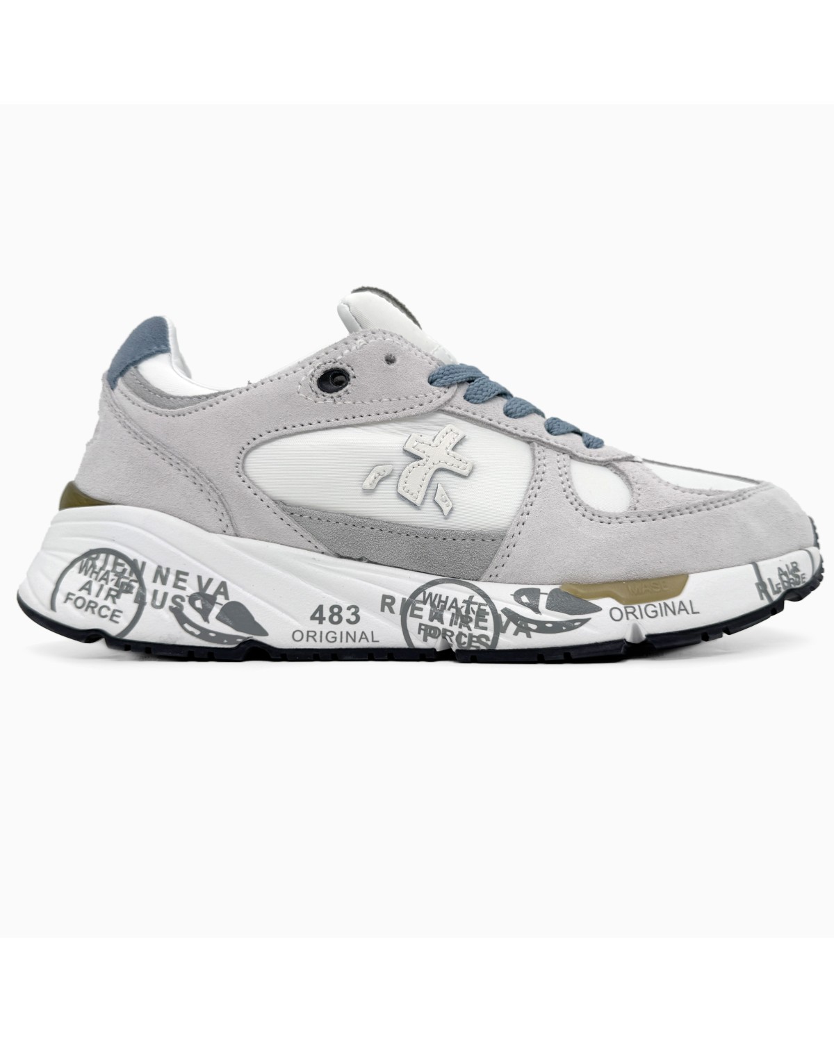 Premiata Uomo Mase Gray White