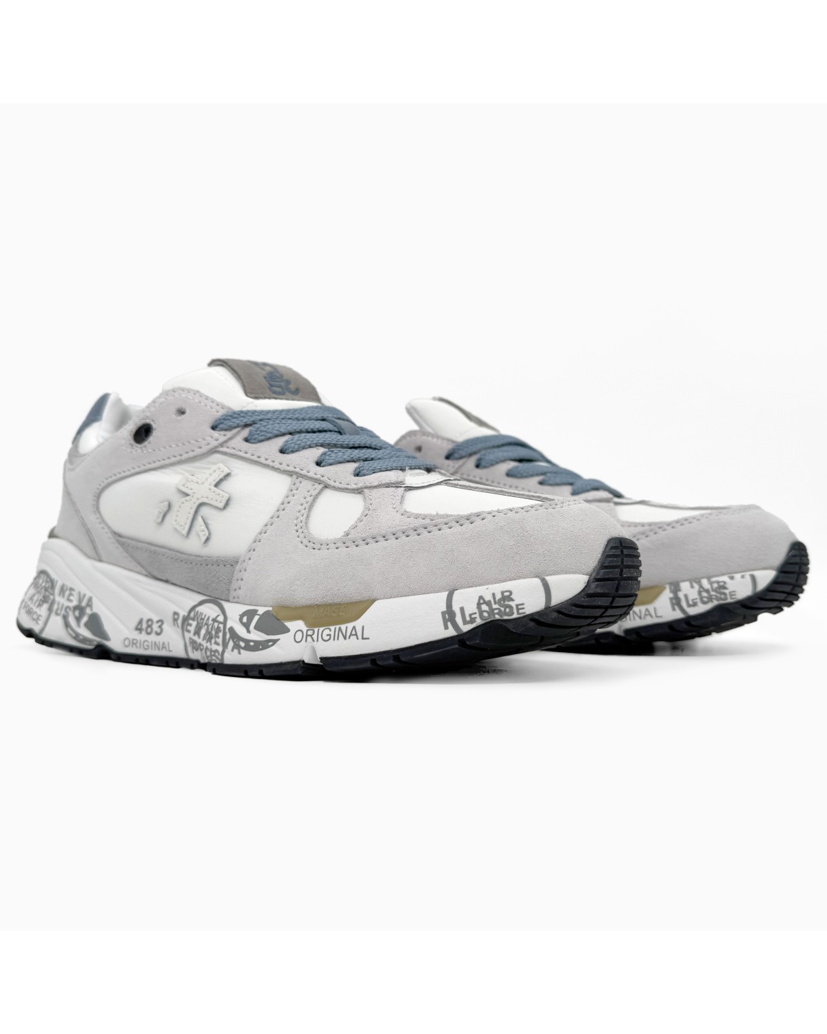 Premiata Uomo Mase Gray White