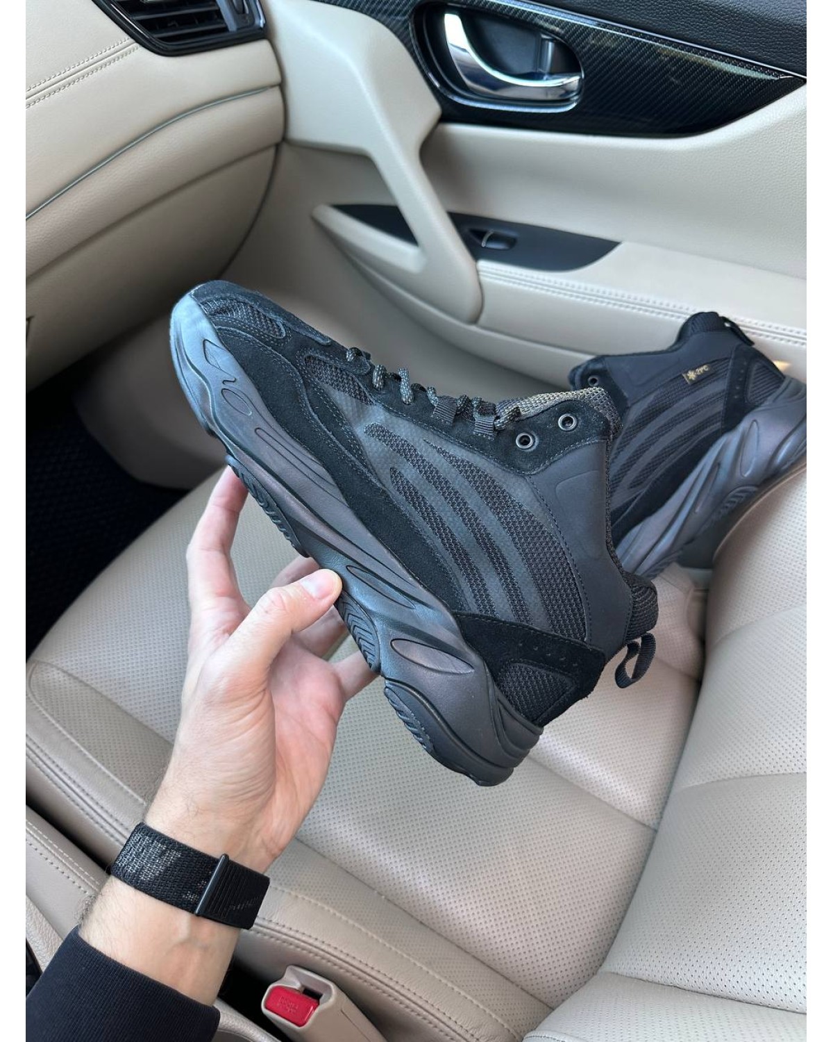 Adidas Yeezy Boost 700 Black Fur